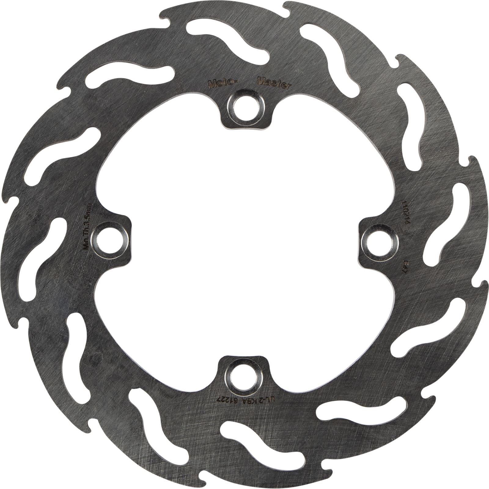 Moto-Master Brake Rotor for Kawasaki KX - Rear - Flame [MPN: 110214-PU]_1153930