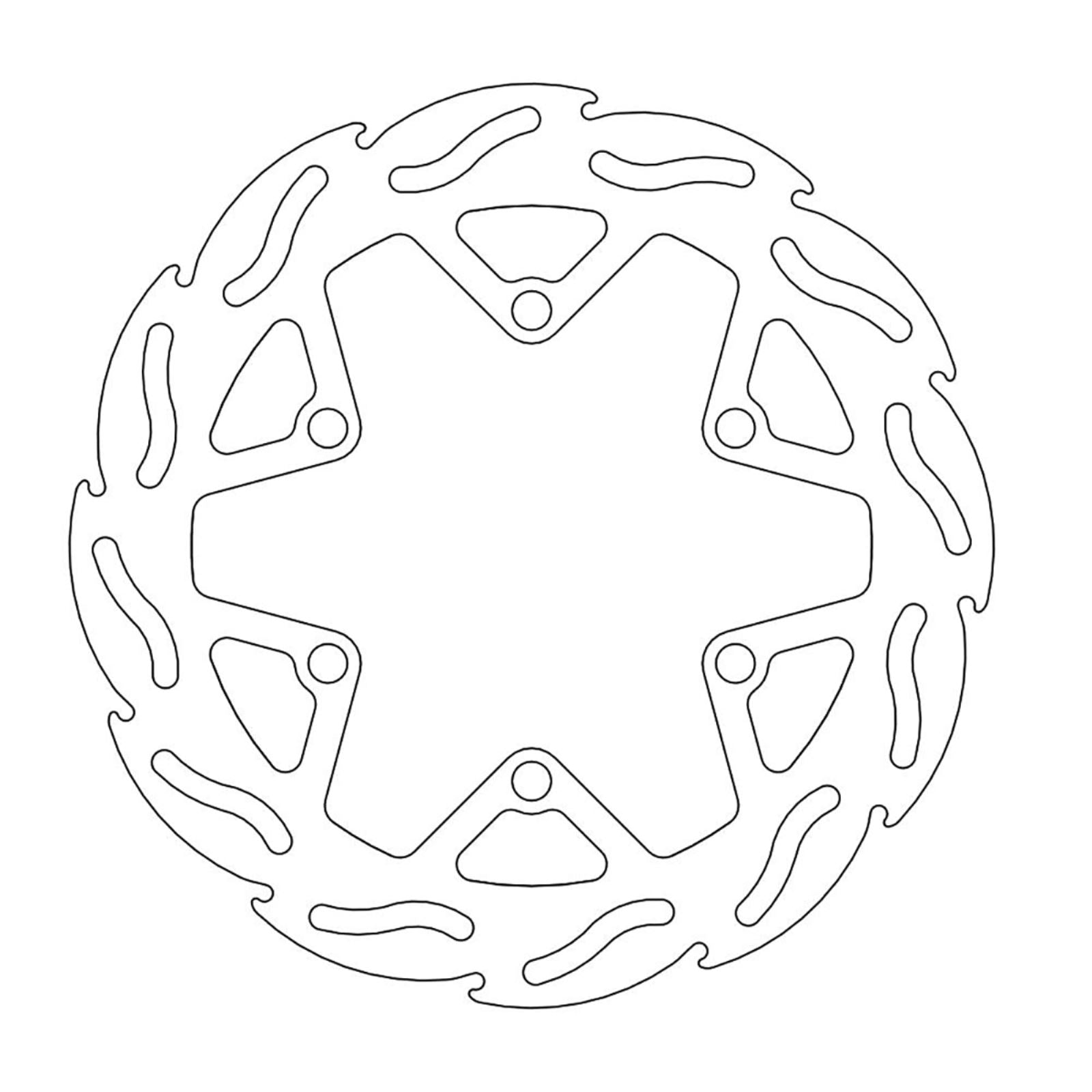 Moto-Master Brake Rotor - Front - Flame [MPN: 110238-PU]_1145336