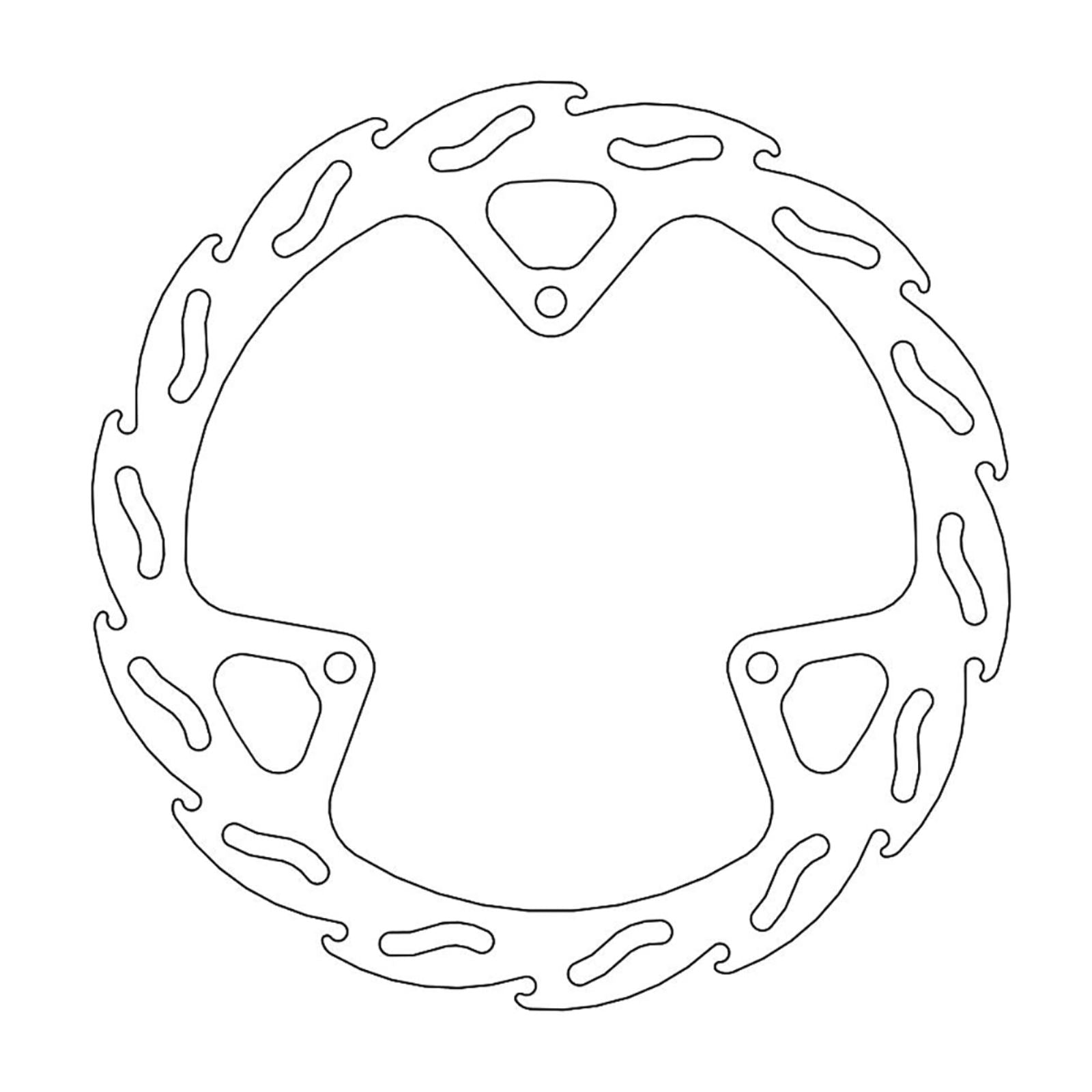Moto-Master Brake Rotor - Front - Flame [MPN: 110240-PU]_1145338