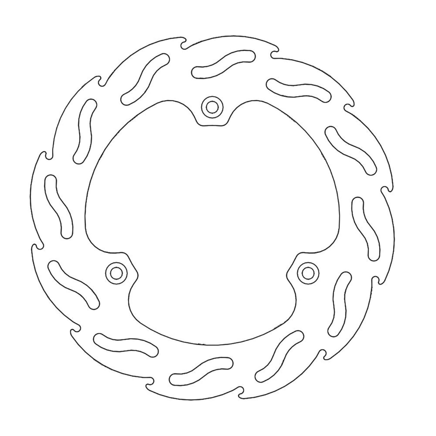 Moto-Master Brake Rotor - Front - Flame [MPN: 110243-PU]_1145340