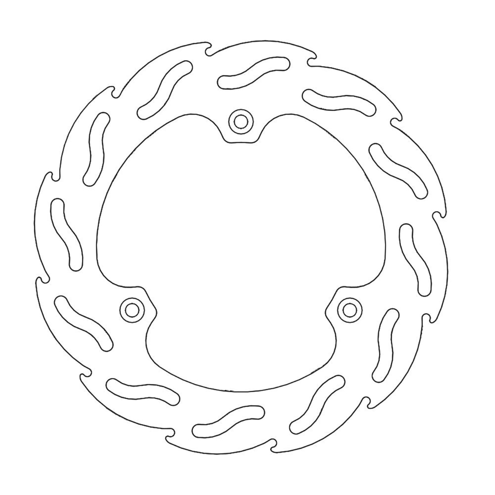 Moto-Master Brake Rotor - Front - Flame [MPN: 110243-PU]_1145340
