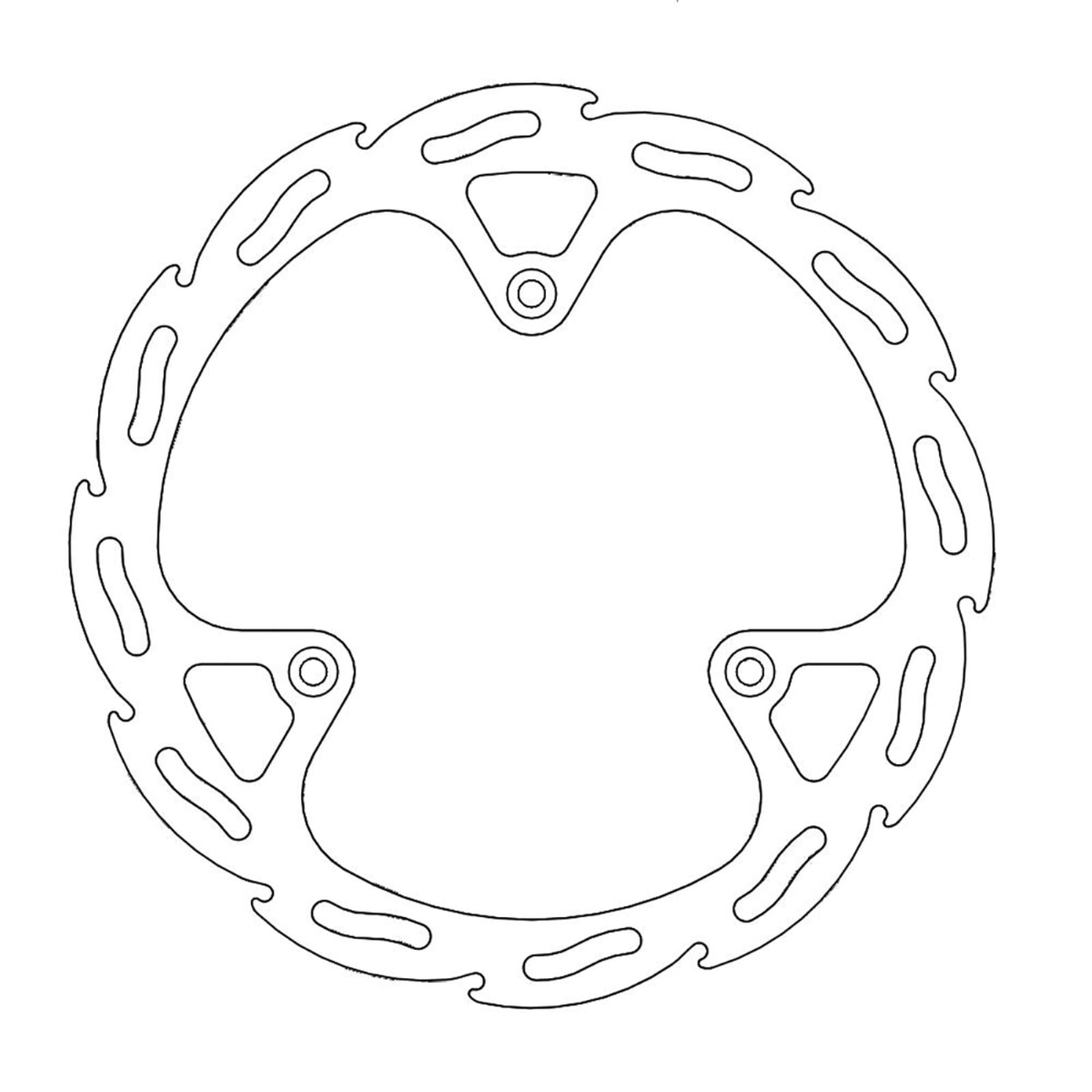 Moto-Master Brake Rotor - Front - Flame [MPN: 110244-PU]_1145341