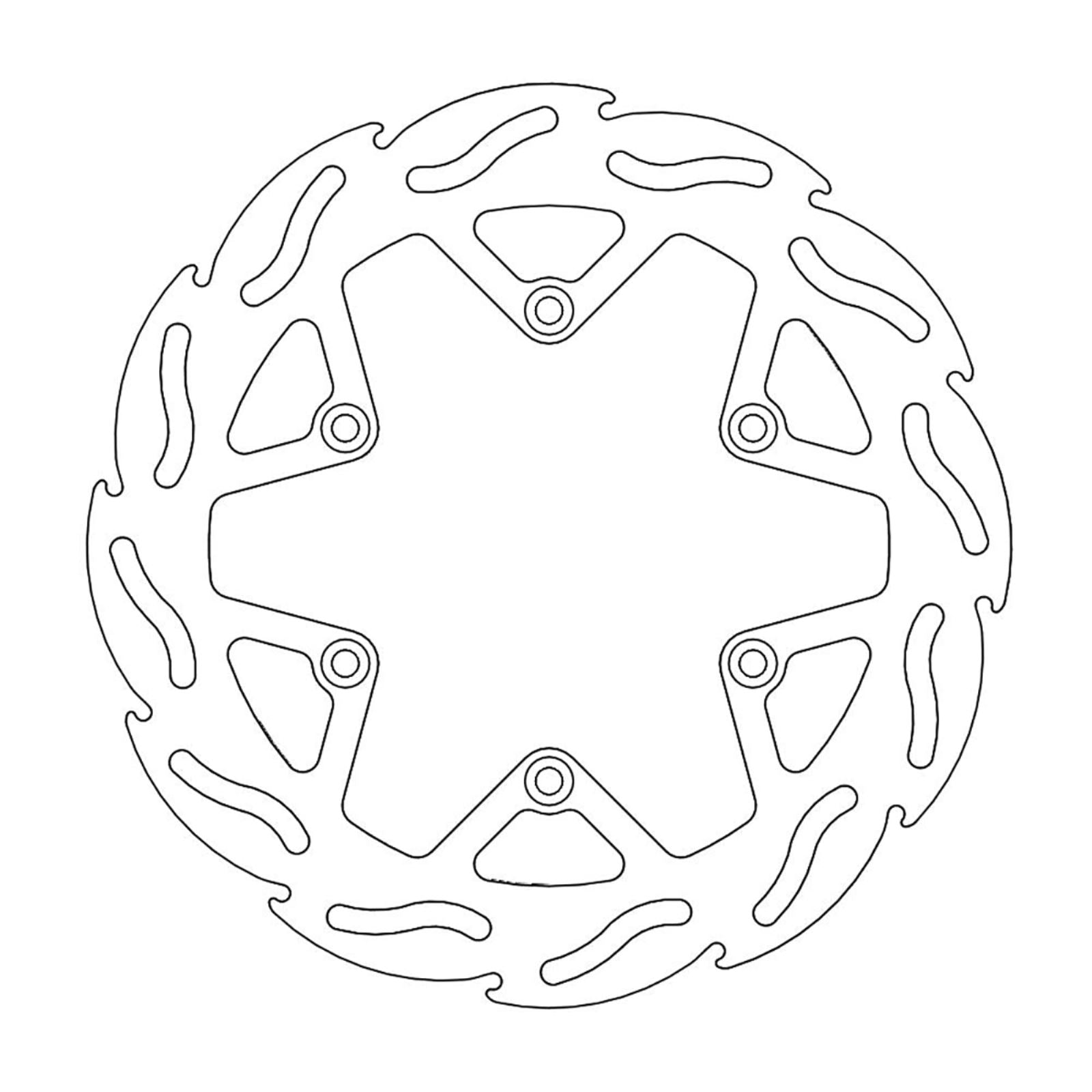 Moto-Master Brake Rotor - Front - Flame [MPN: 110264-PU]_1145344