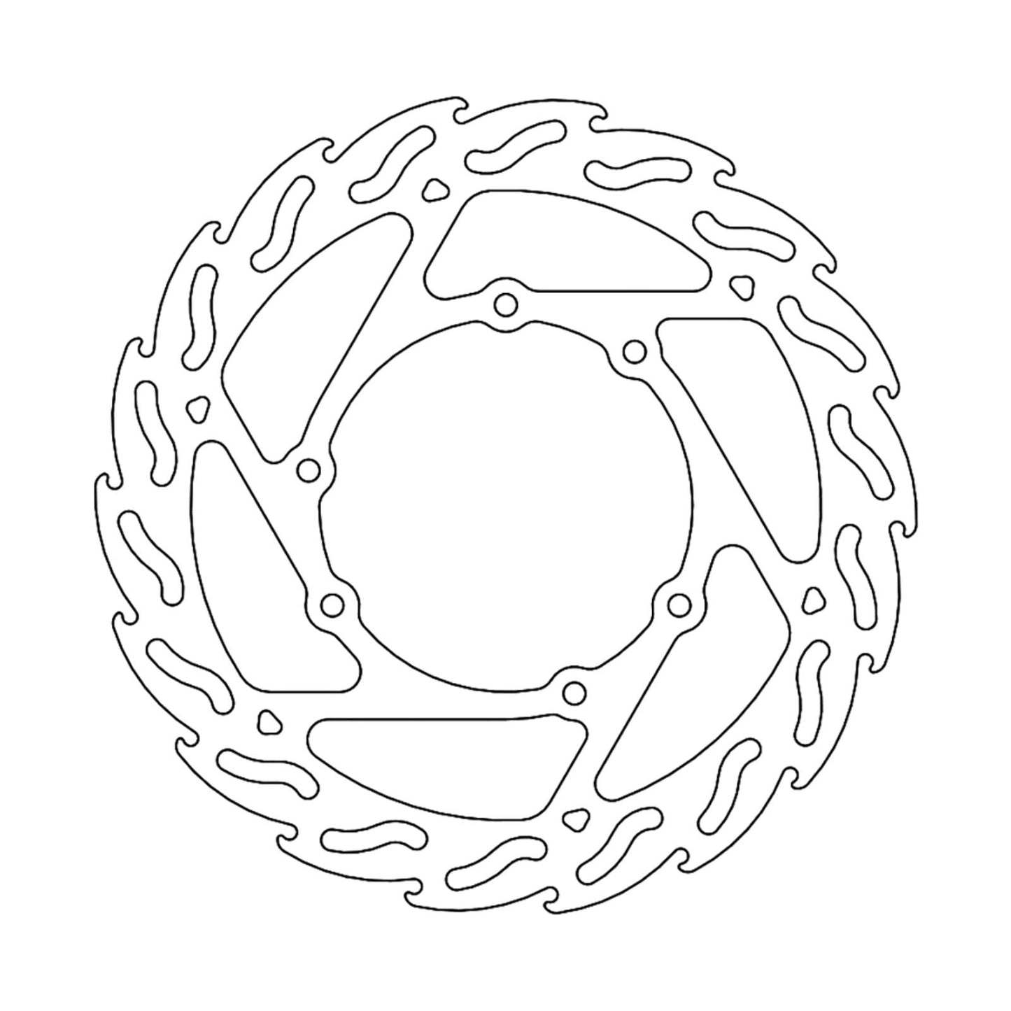Moto-Master Brake Rotor - Front - Flame [MPN: 110285-PU]_1145346