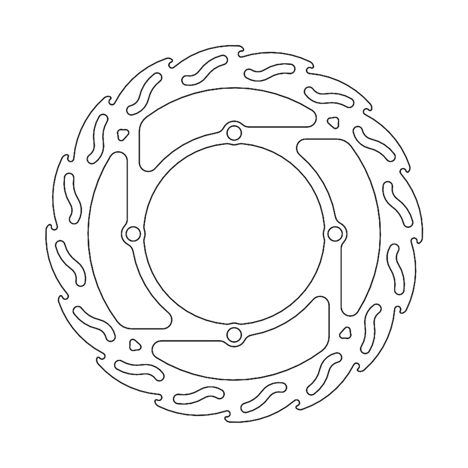 Moto-Master Brake Rotor - Front - Flame [MPN: 110287-PU]_1145348