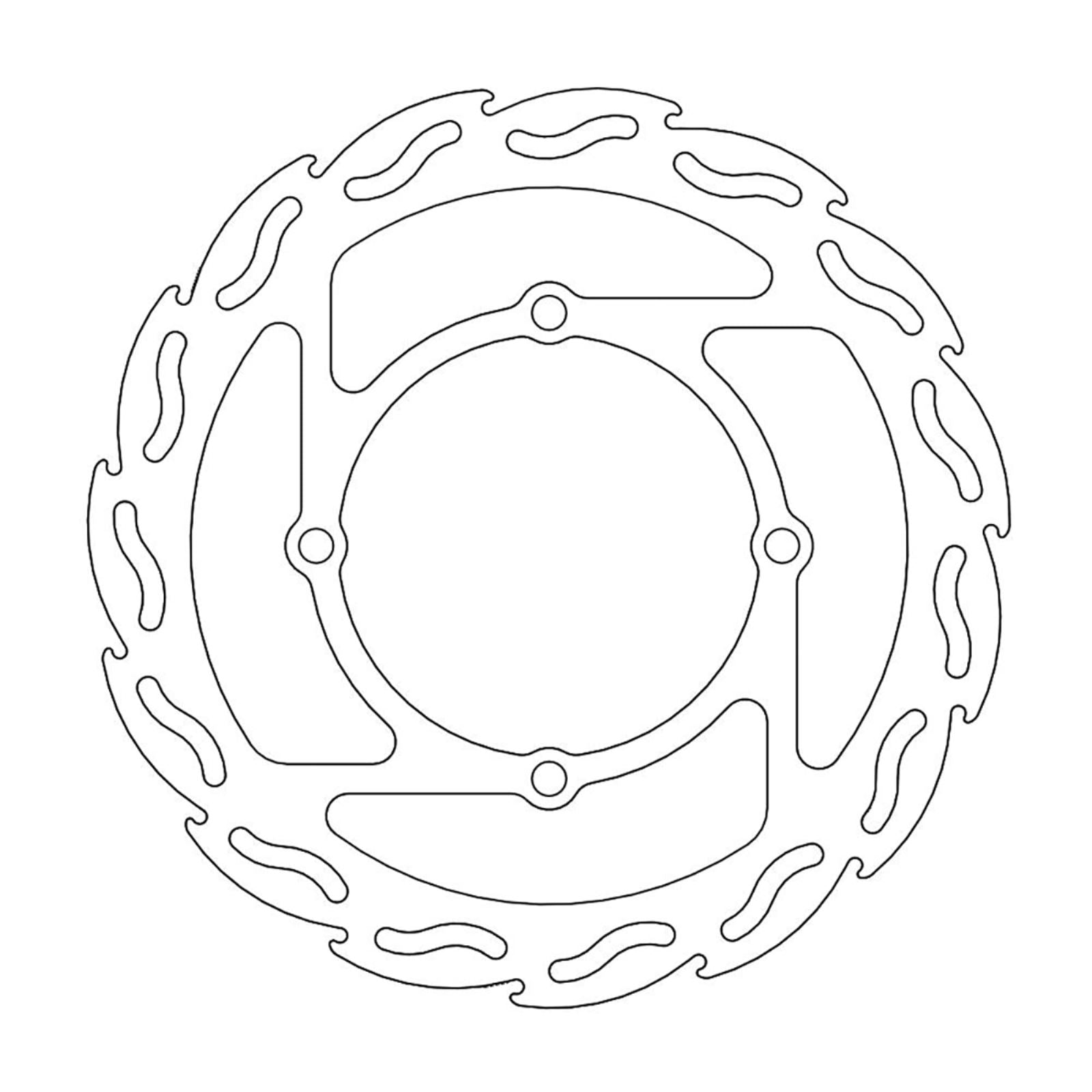 Moto-Master Brake Rotor - Front - Flame [MPN: 110288-PU]_1145362