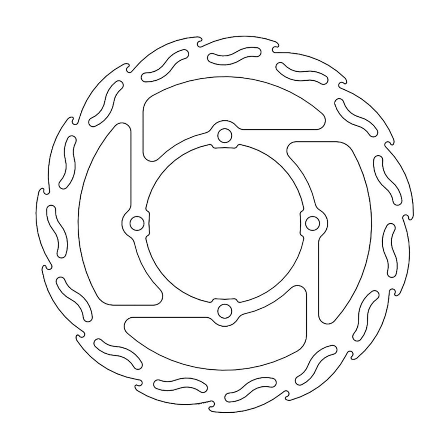 Moto-Master Brake Rotor - Front - Flame [MPN: 110290-PU]_1145349
