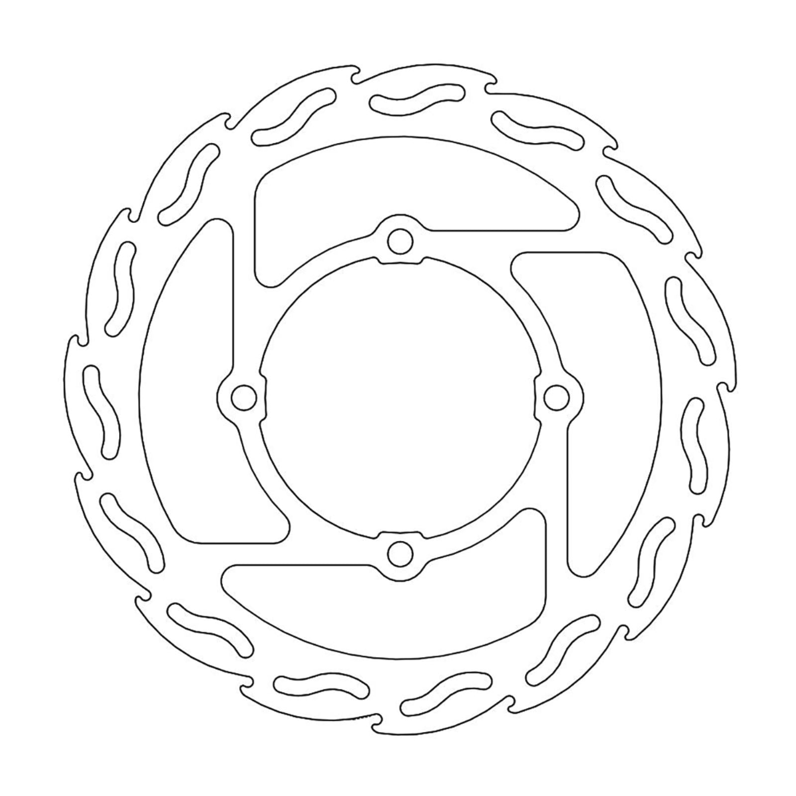 Moto-Master Brake Rotor - Front - Flame [MPN: 110290-PU]_1145349