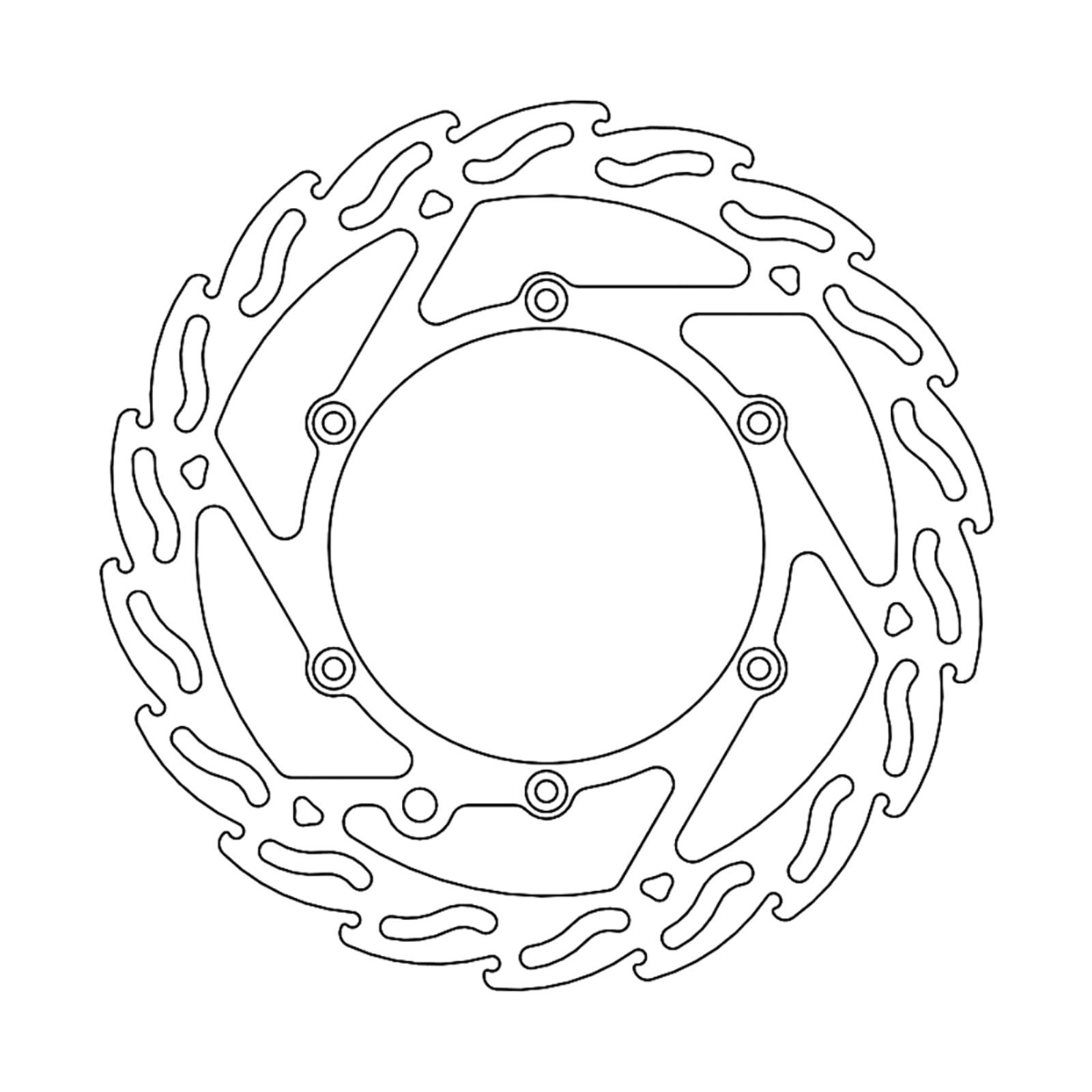 Moto-Master Brake Rotor - Front - Flame [MPN: 110298-PU]_1145350