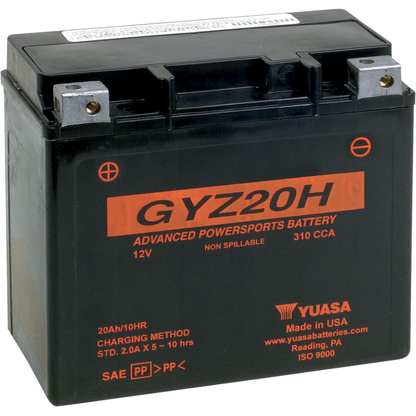 Yuasa Battery GYZ20H Sealed Factory Activated YUAM72RGH_501378