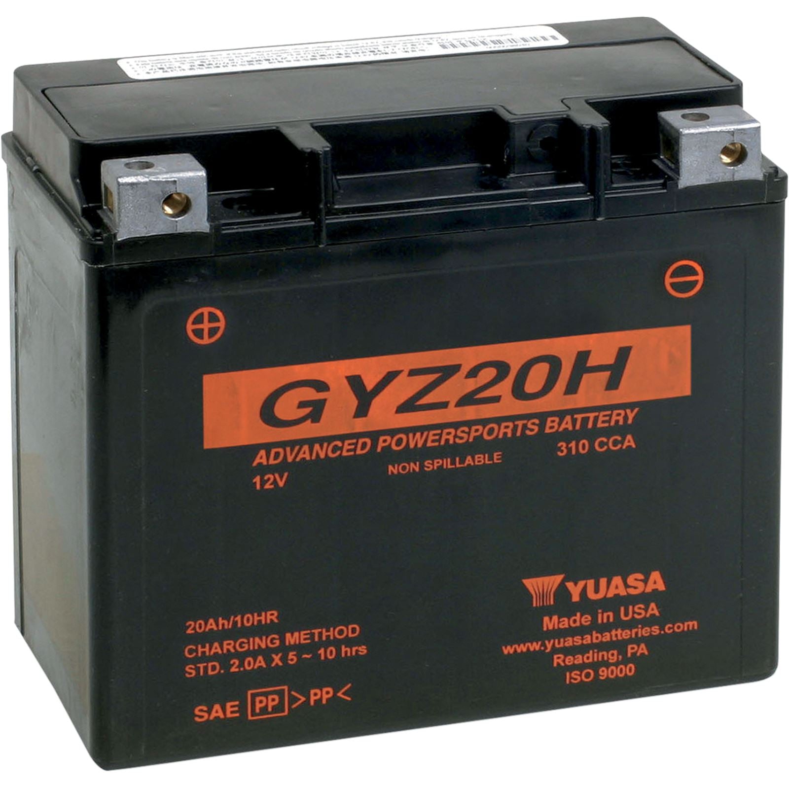 Yuasa Battery GYZ20H Sealed Factory Activated YUAM72RGH_501378