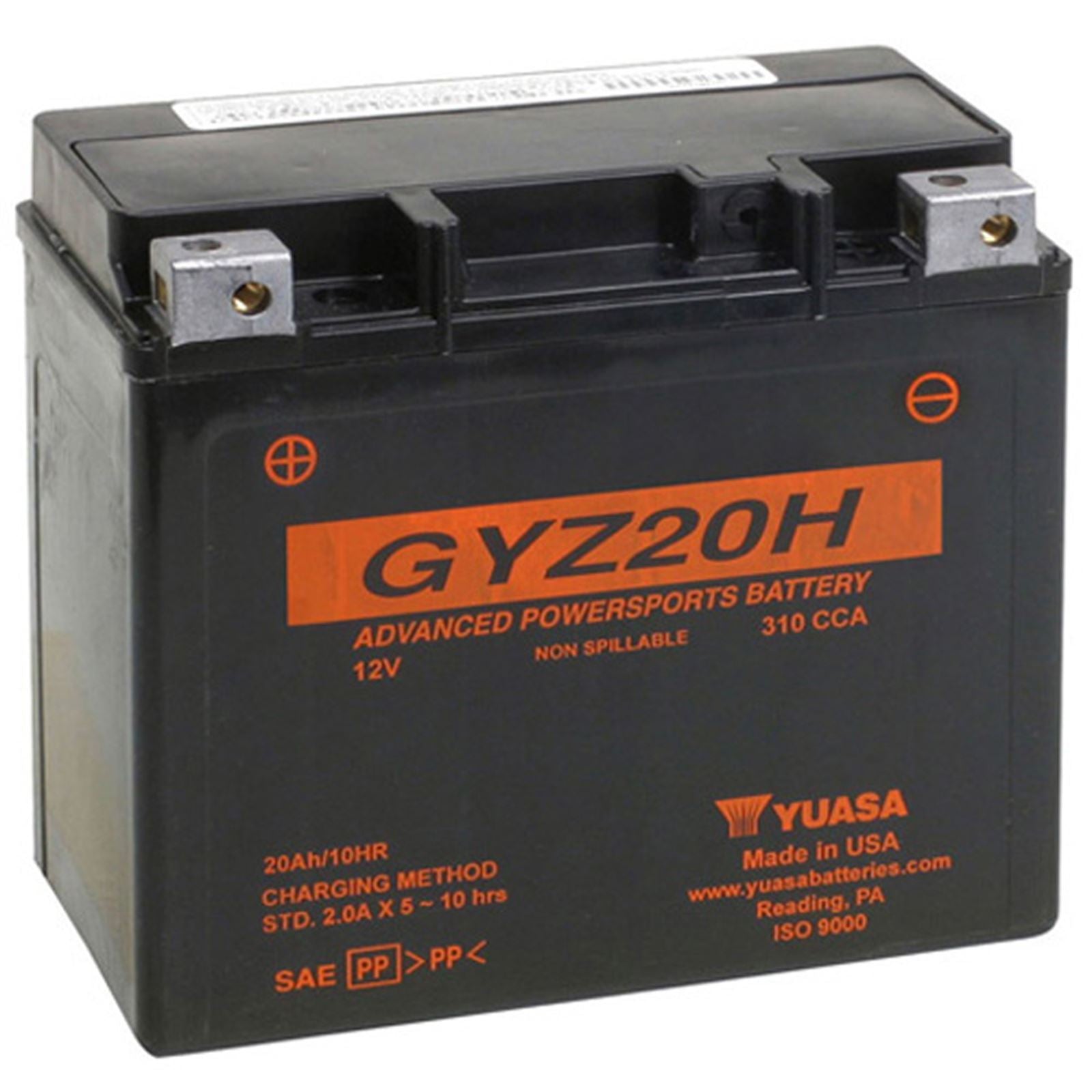 Yuasa Battery GYZ20H Sealed Factory Activated YUAM72RGH_590989