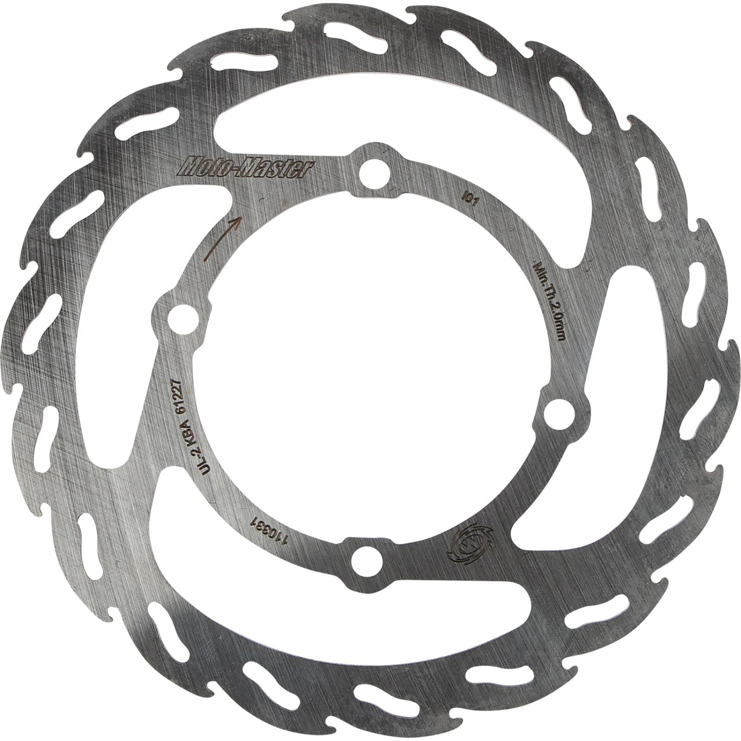 Moto-Master Brake Rotor - Front - Flame [MPN: 110331-PU]_1153933