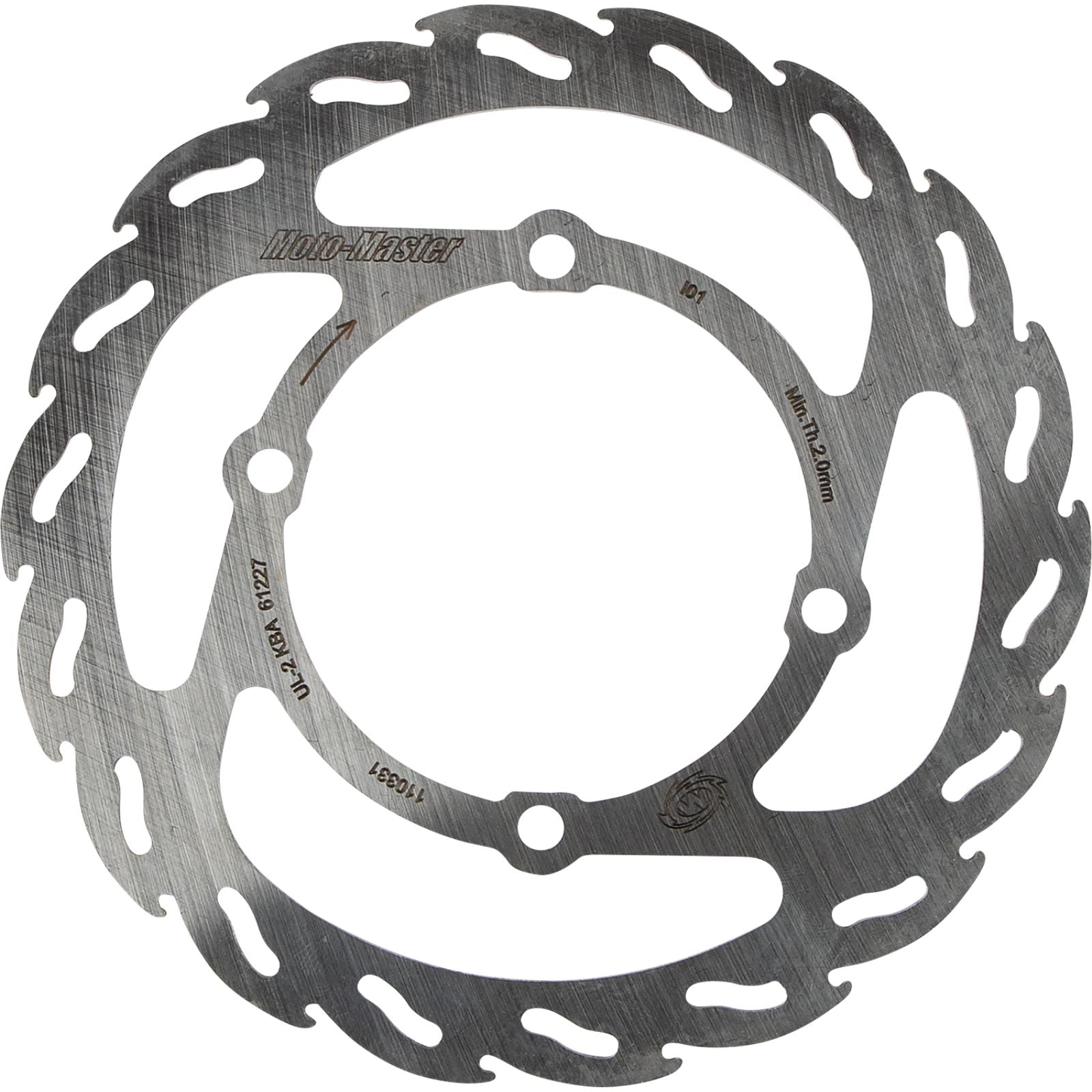 Moto-Master Brake Rotor - Front - Flame [MPN: 110331-PU]_1153933