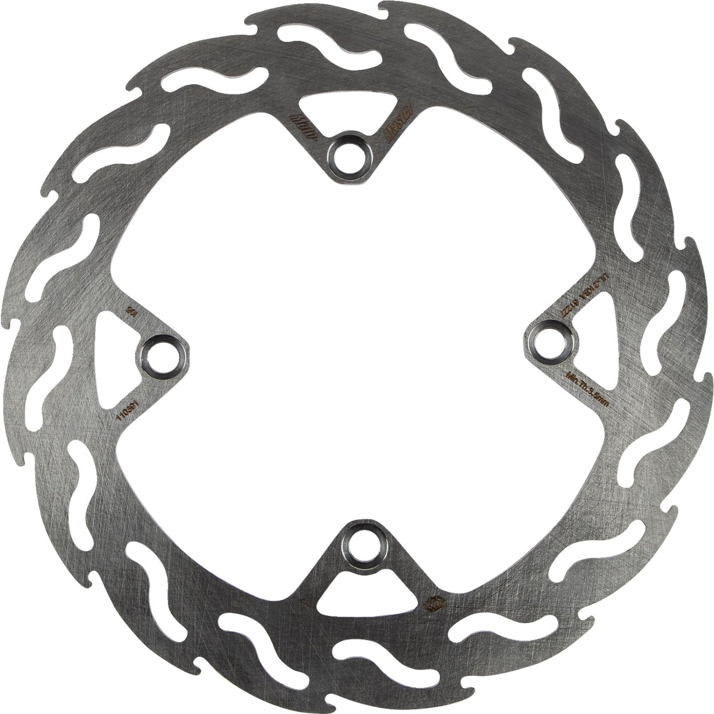 Moto-Master Brake Rotor - Rear - Flame [MPN: 110391-PU]_1160932