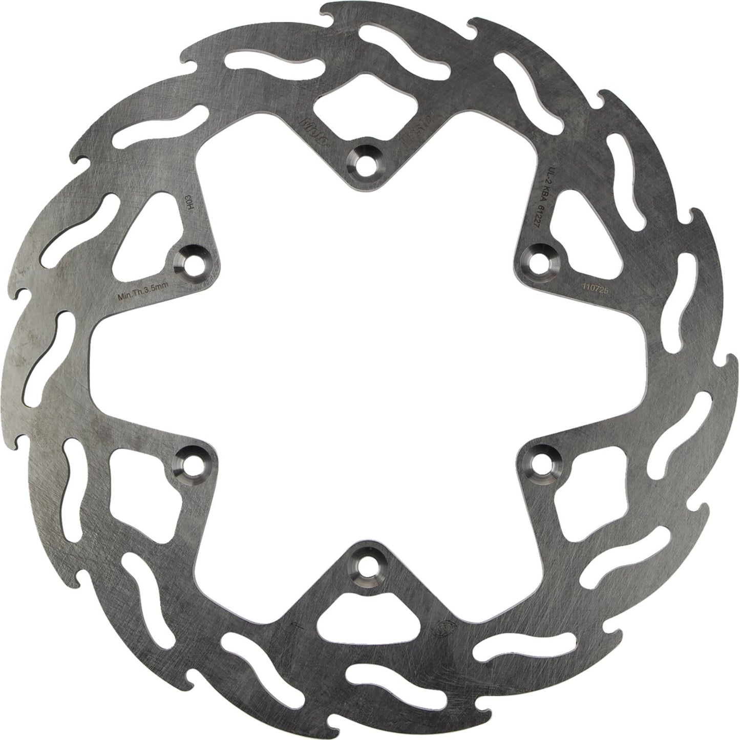 Moto-Master Brake Rotor - Rear - Flame [MPN: 110725-PU]_1164485