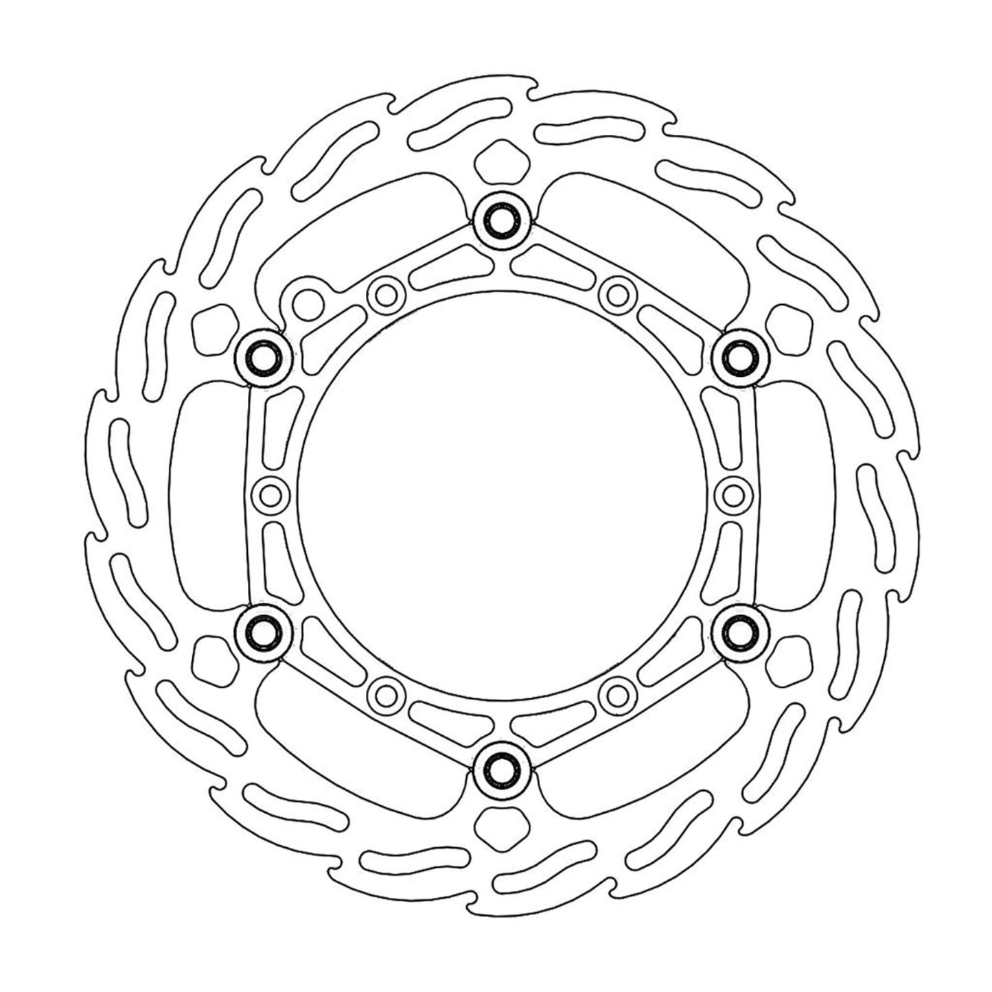 Moto-Master Brake Rotor - Flame 260 [MPN: 111033-PU]_1145360