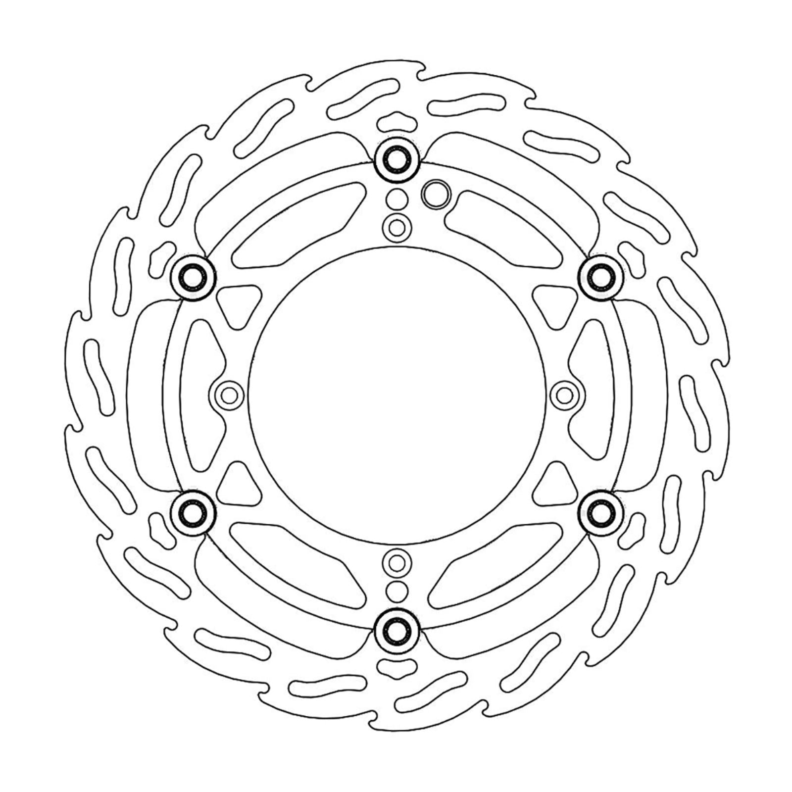 Moto-Master Brake Rotor - Flame 270 [MPN: 112089-PU]_1146630