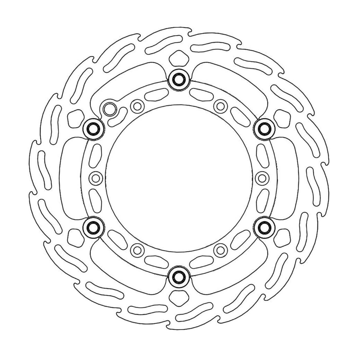 Moto-Master Brake Rotor - Flame 260 [MPN: 112145-PU]_1146648