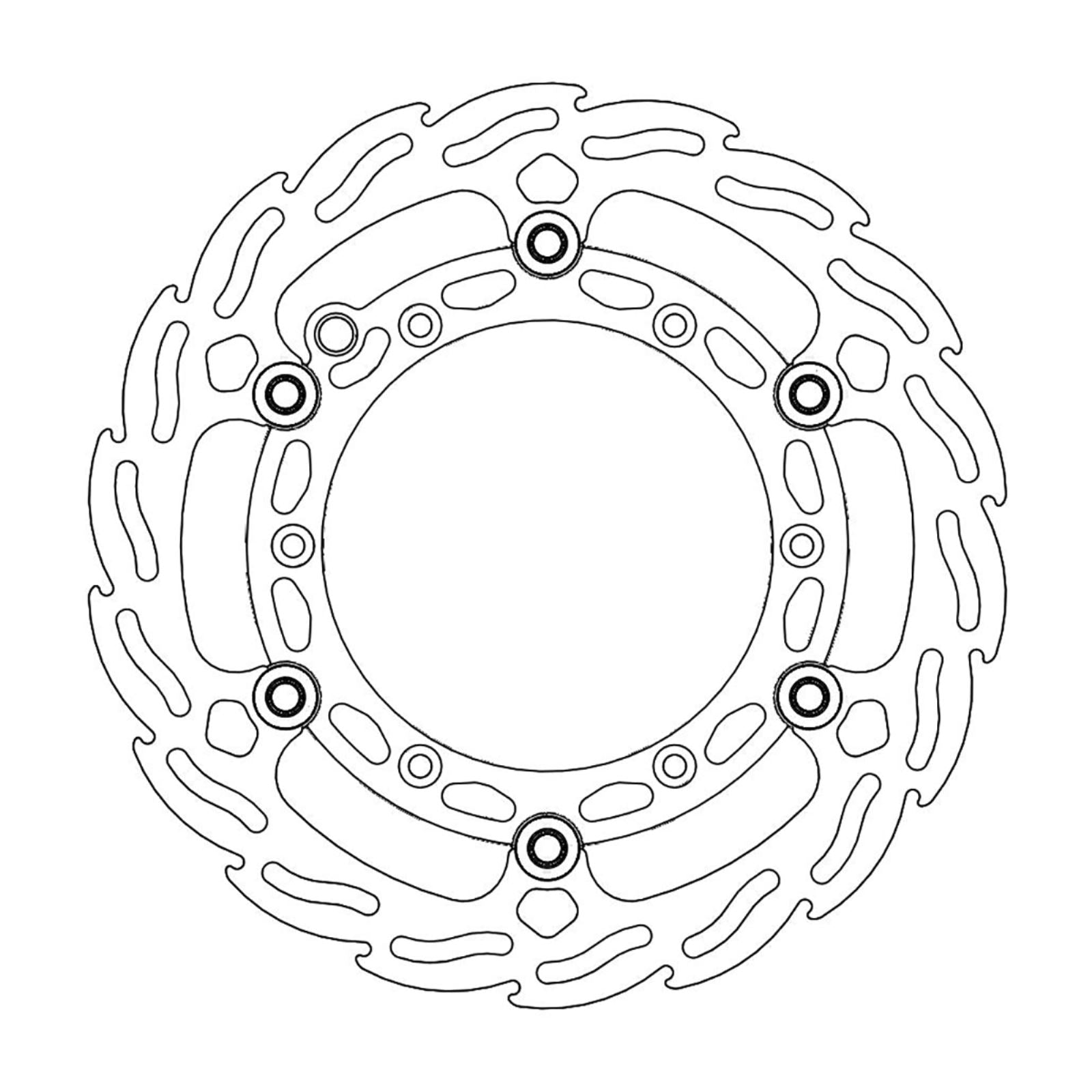 Moto-Master Brake Rotor - Flame 260 [MPN: 112145-PU]_1146648
