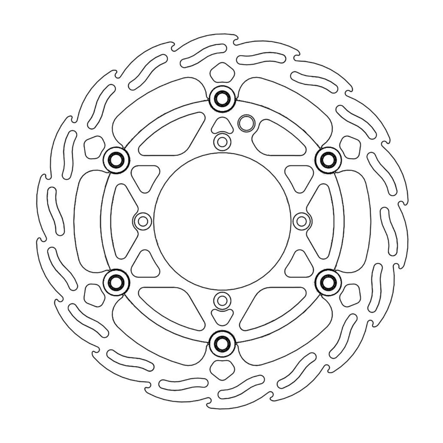 Moto-Master Brake Rotor - Flame 260 [MPN: 112160-PU]_1147068