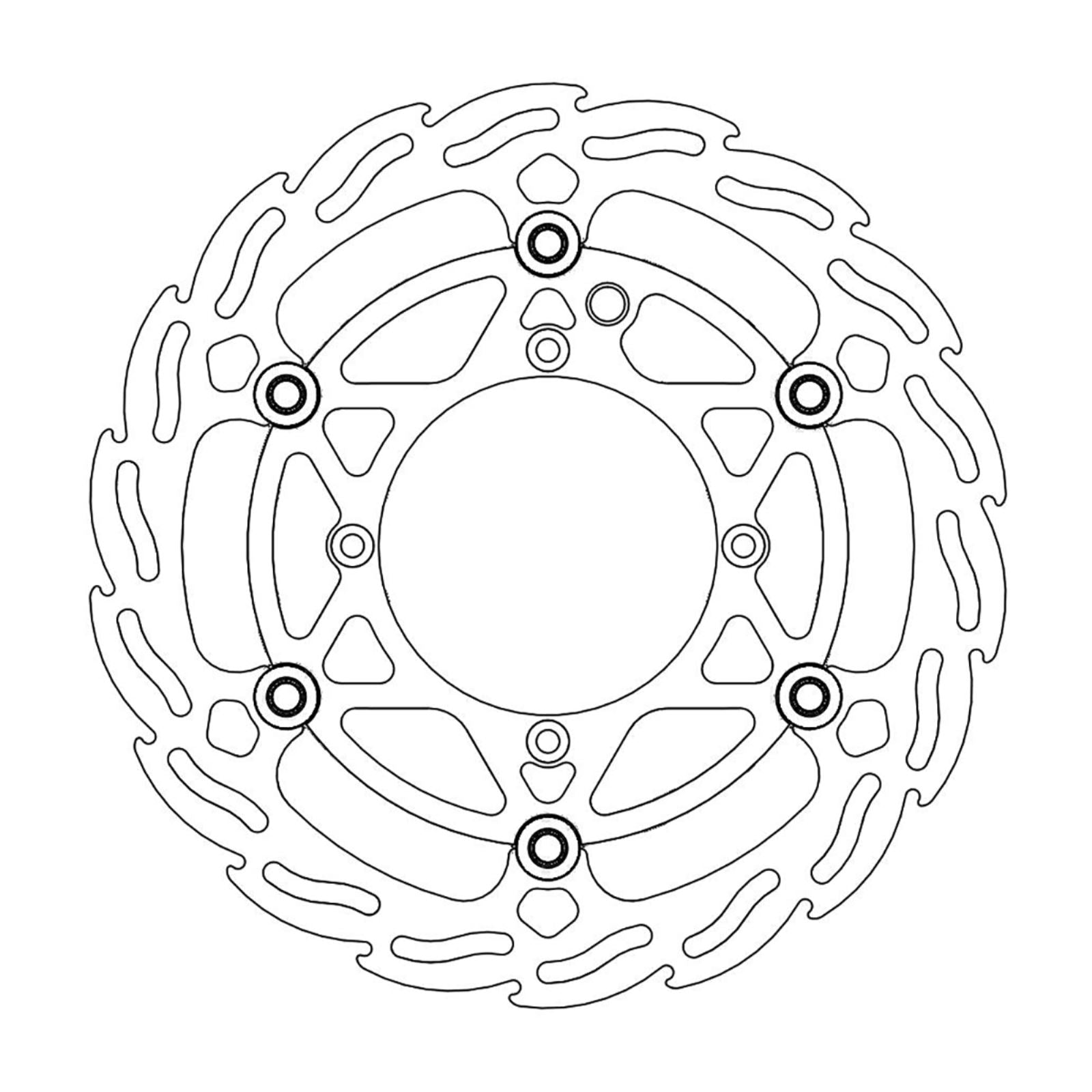 Moto-Master Brake Rotor - Flame 260 [MPN: 112160-PU]_1147068