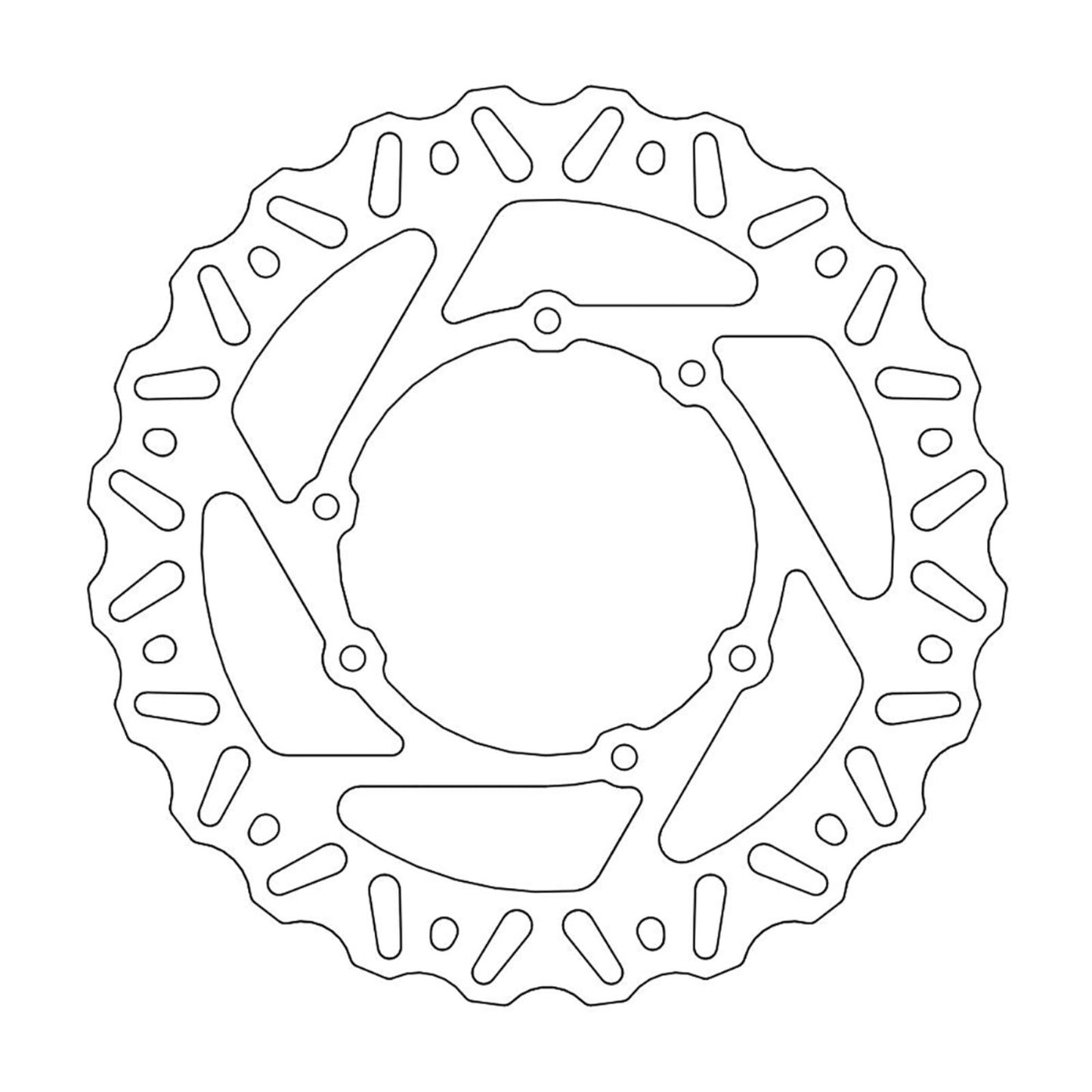 Moto-Master Brake Rotor - Rear - Nitro [MPN: 110355-PU]_1146629