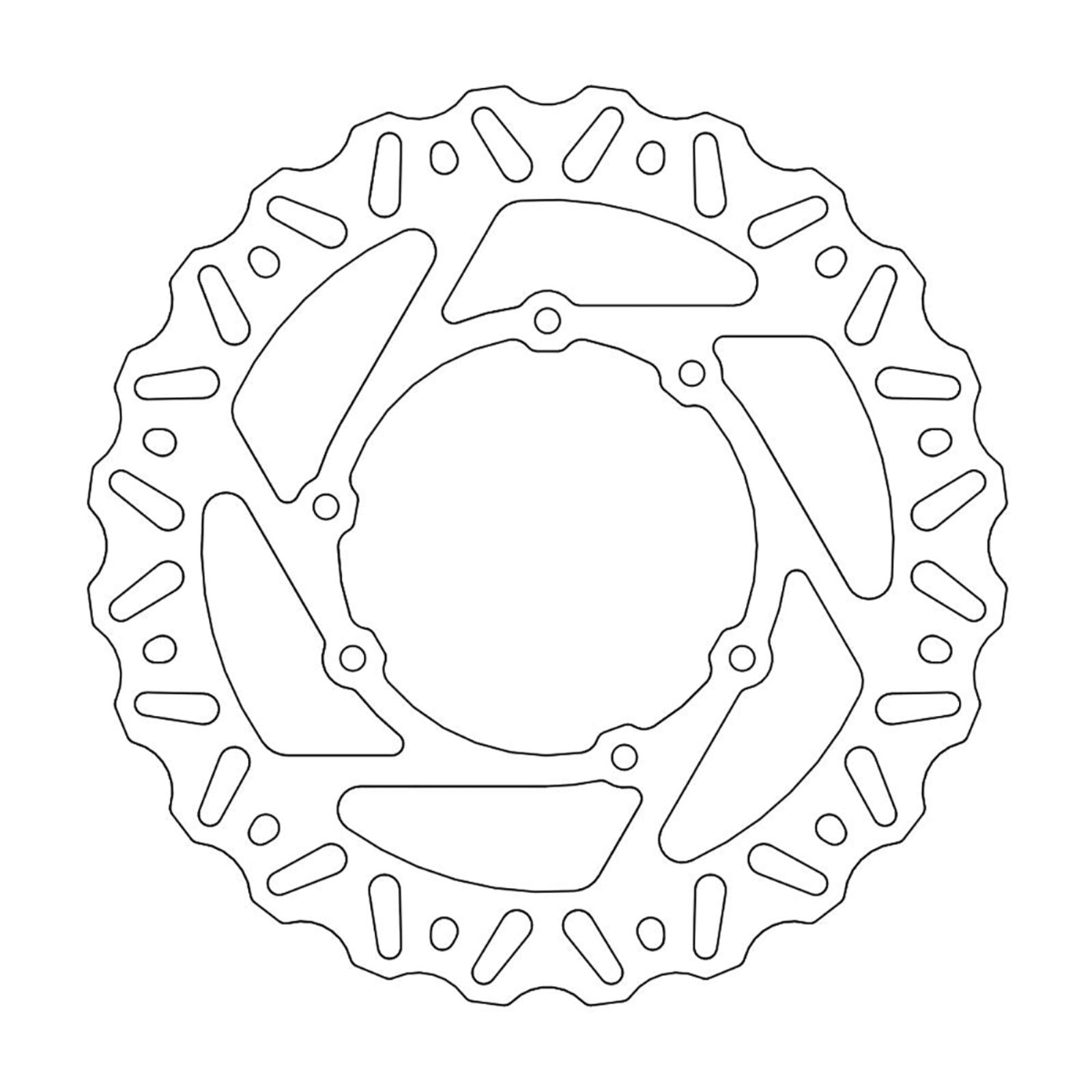 Moto-Master Brake Rotor - Rear - Nitro [MPN: 110355-PU]_1146629