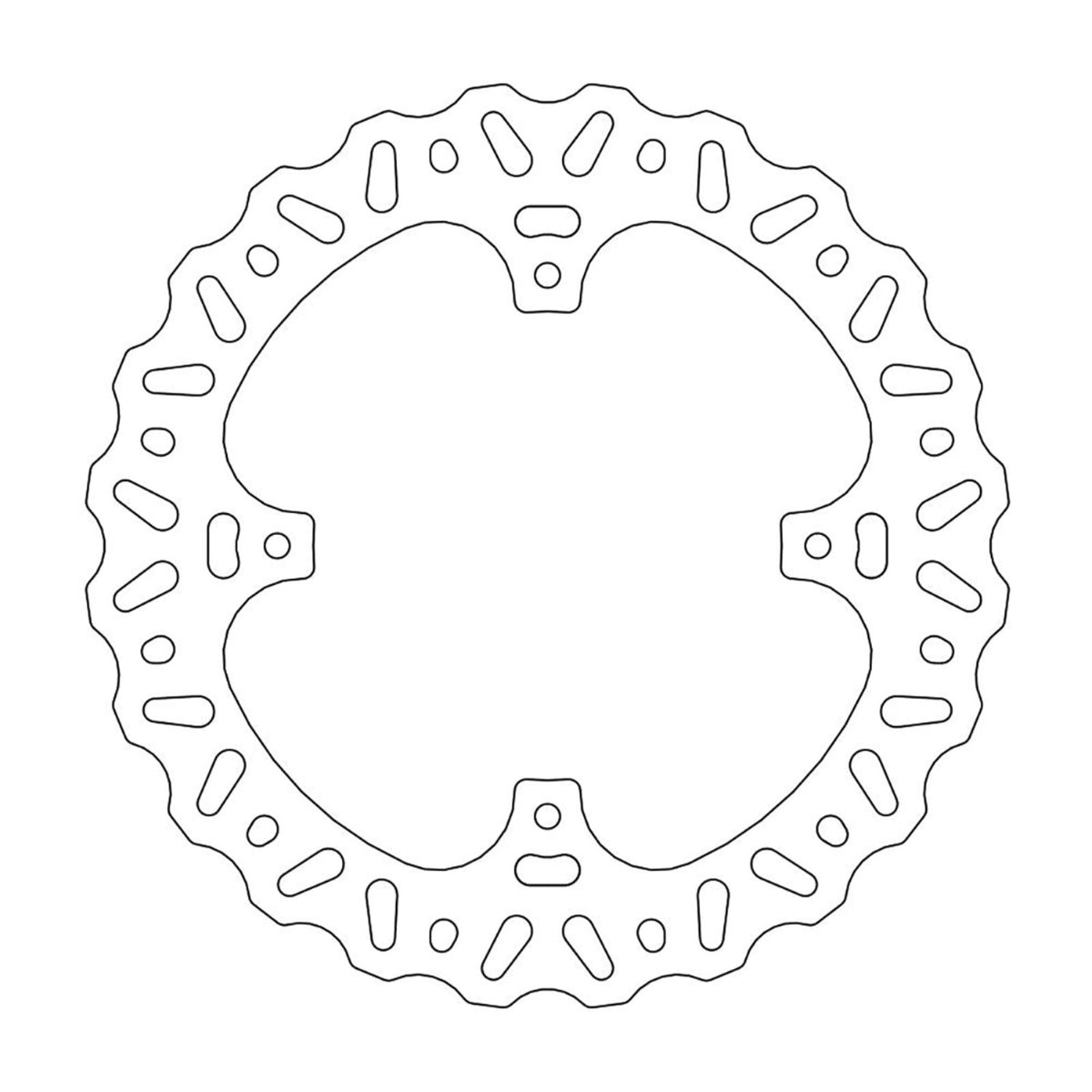 Moto-Master Brake Rotor - Rear - Nitro [MPN: 110356-PU]_1146627