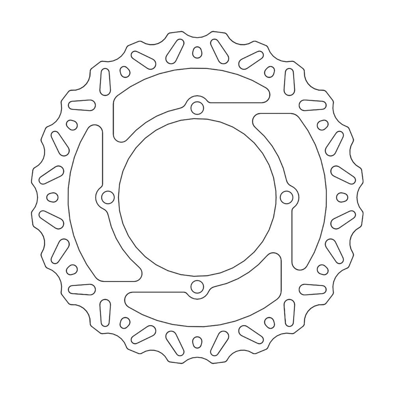 Moto-Master Brake Rotor - Rear - Nitro [MPN: 110357-PU]_1146610