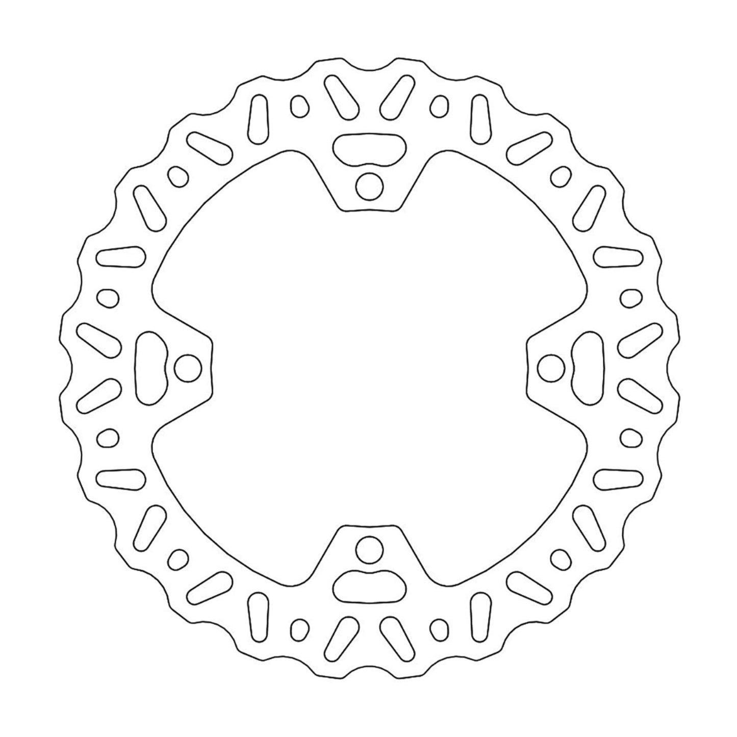 Moto-Master Brake Rotor - Rear - Nitro [MPN: 110358-PU]_1146611