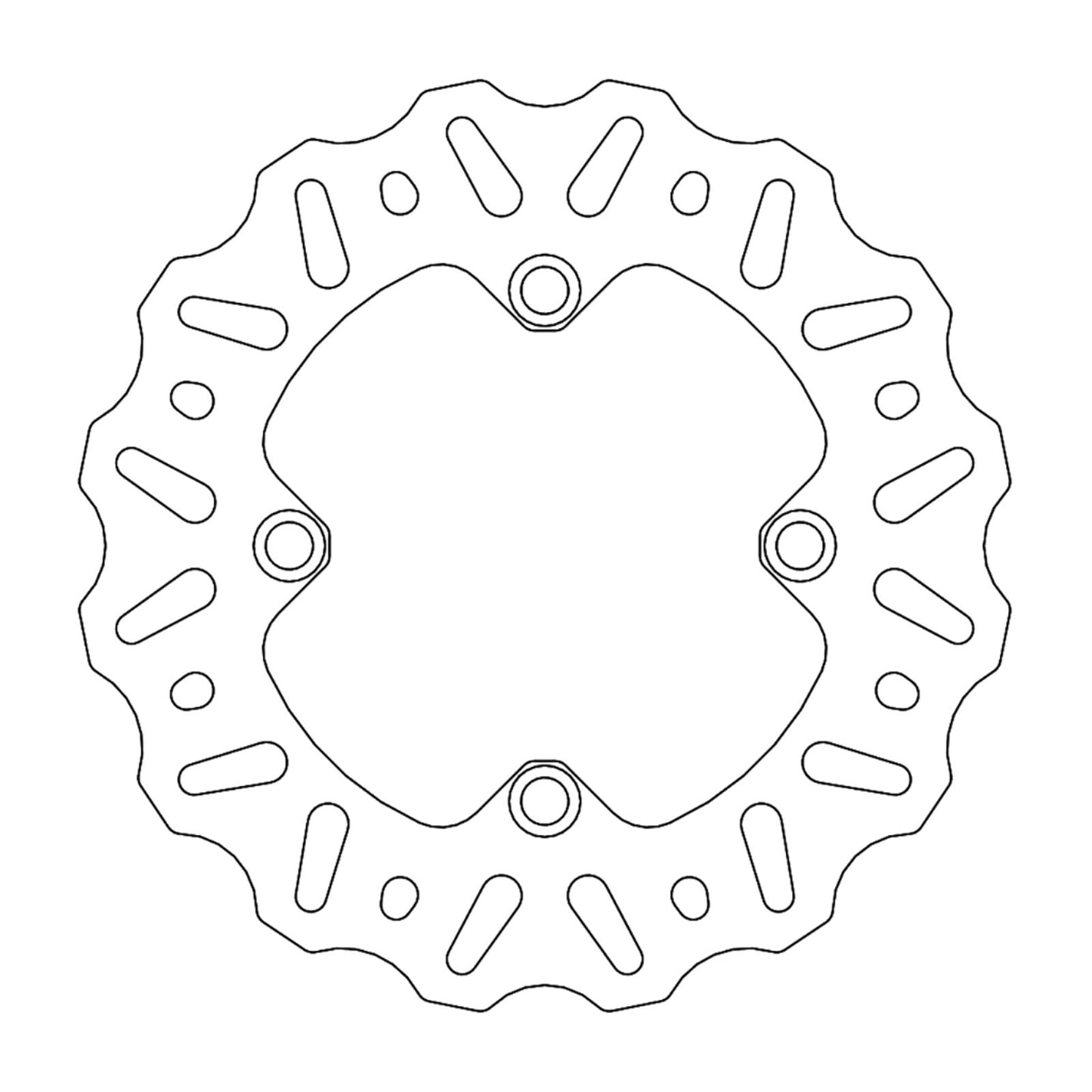 Moto-Master Brake Rotor - Rear - Nitro [MPN: 110361-PU]_1146613