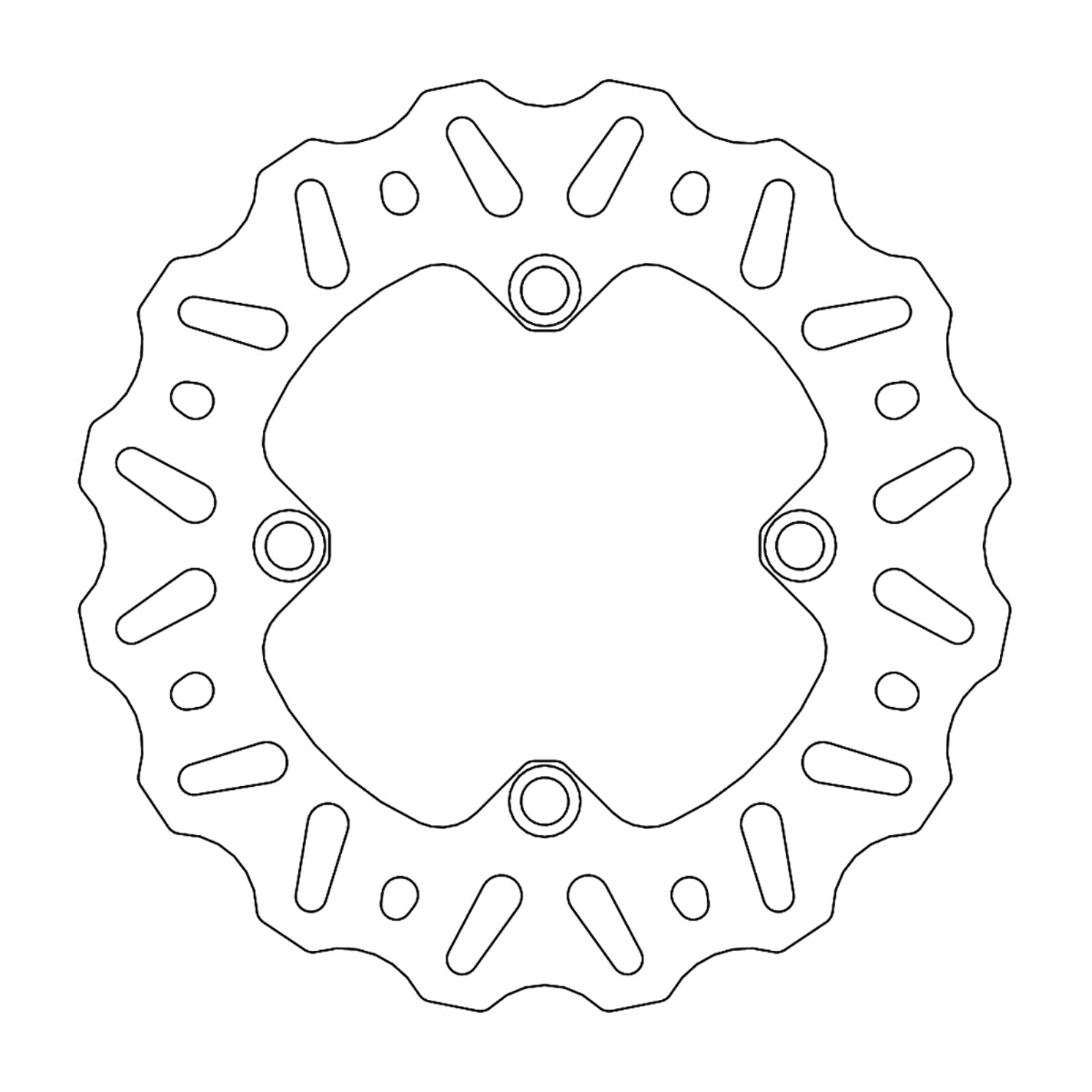 Moto-Master Brake Rotor - Rear - Nitro [MPN: 110361-PU]_1146613