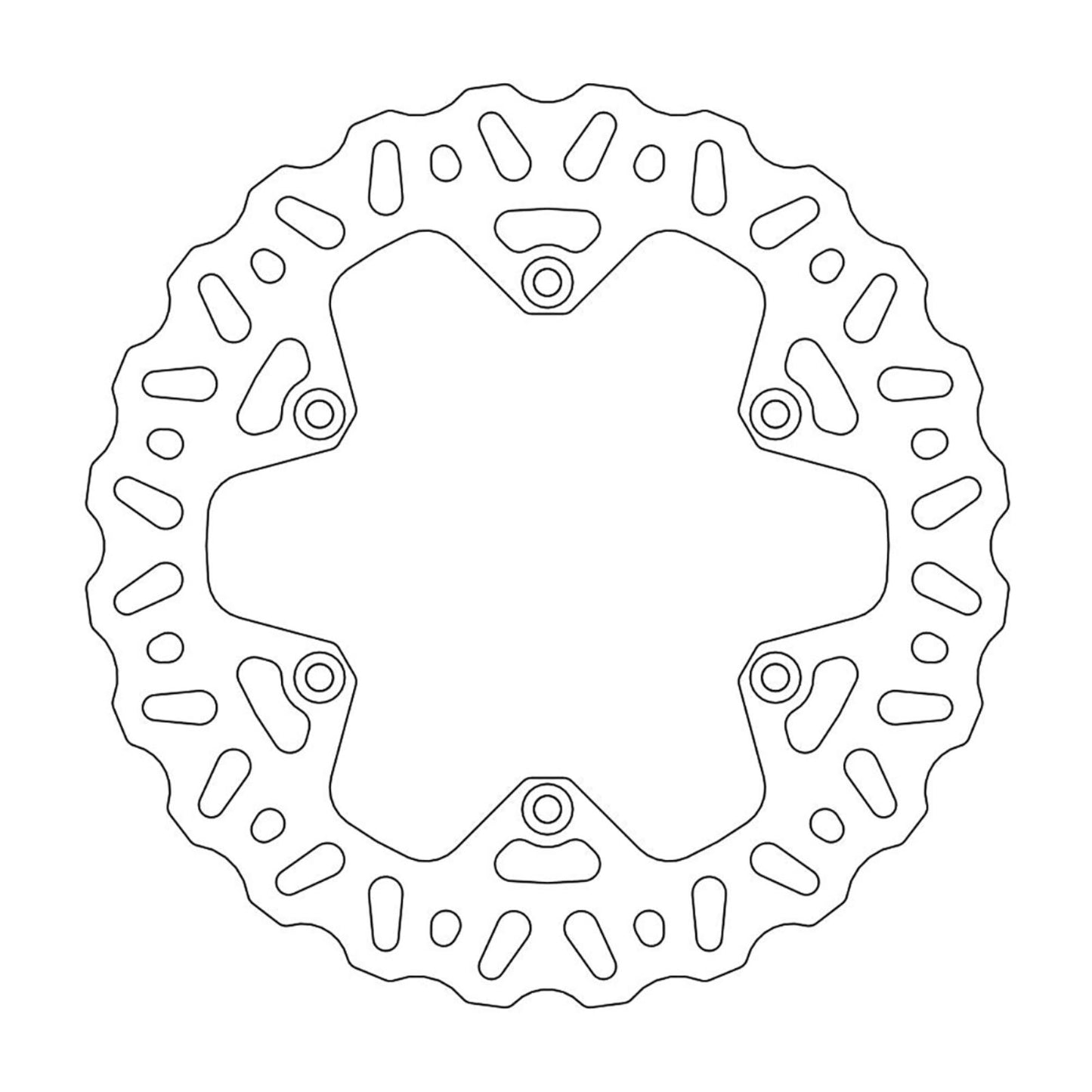 Moto-Master Brake Rotor - Rear - Nitro [MPN: 110363-PU]_1146614