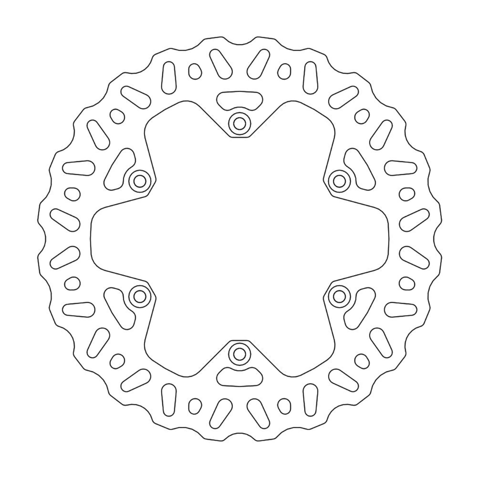 Moto-Master Brake Rotor - Rear - Nitro [MPN: 110363-PU]_1146614