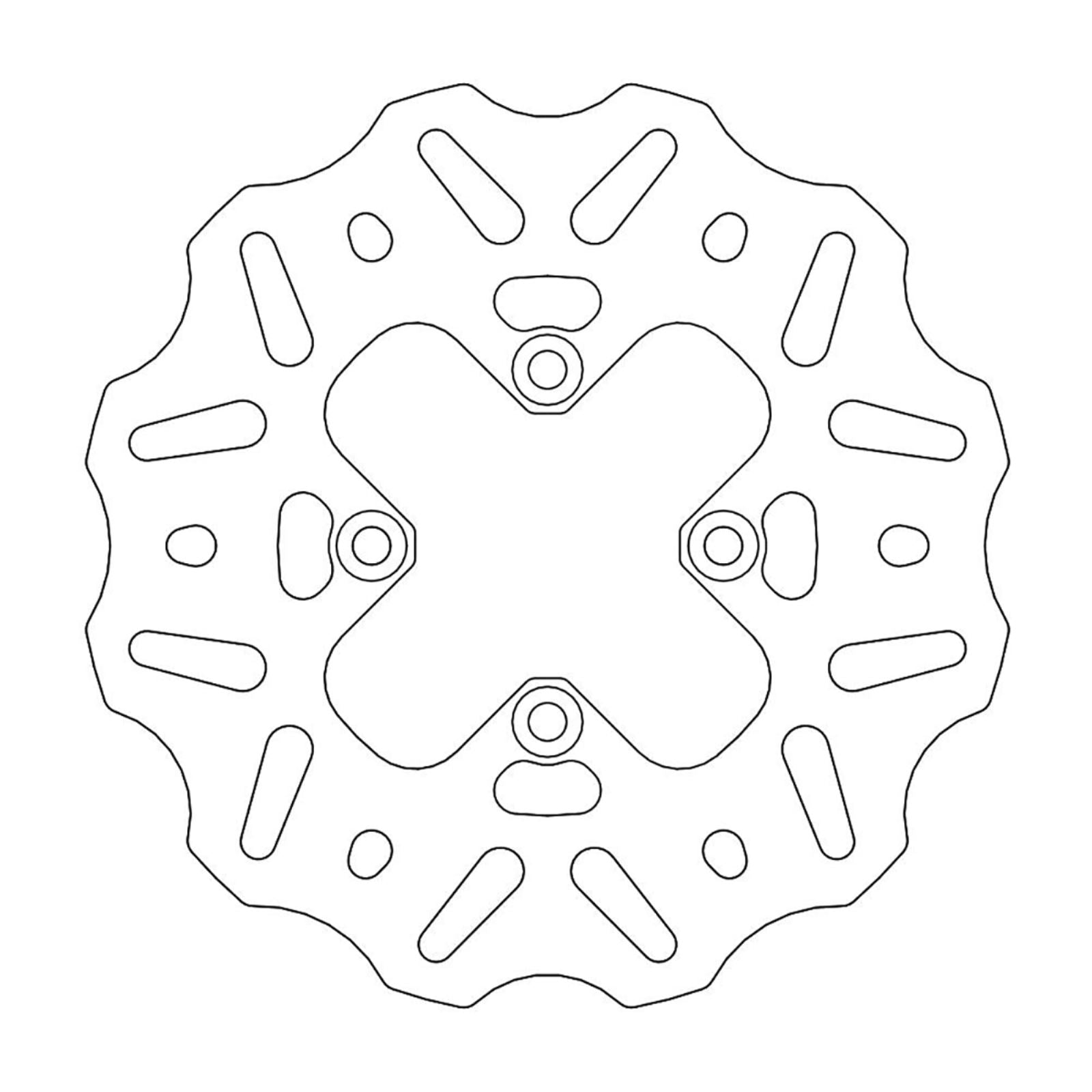 Moto-Master Brake Rotor - Rear - Nitro [MPN: 110364-PU]_1146615