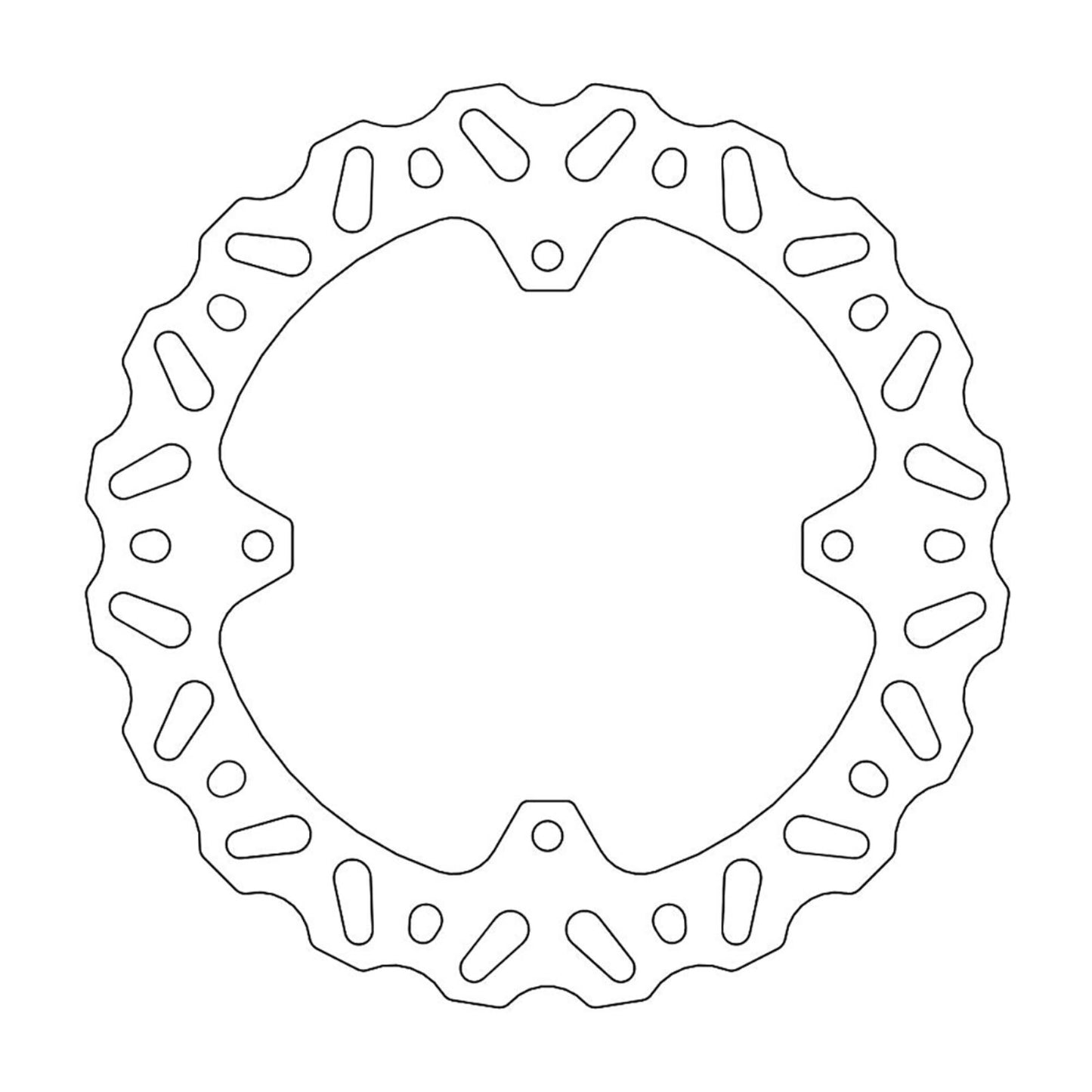 Moto-Master Brake Rotor - Rear - Nitro [MPN: 110365-PU]_1146616