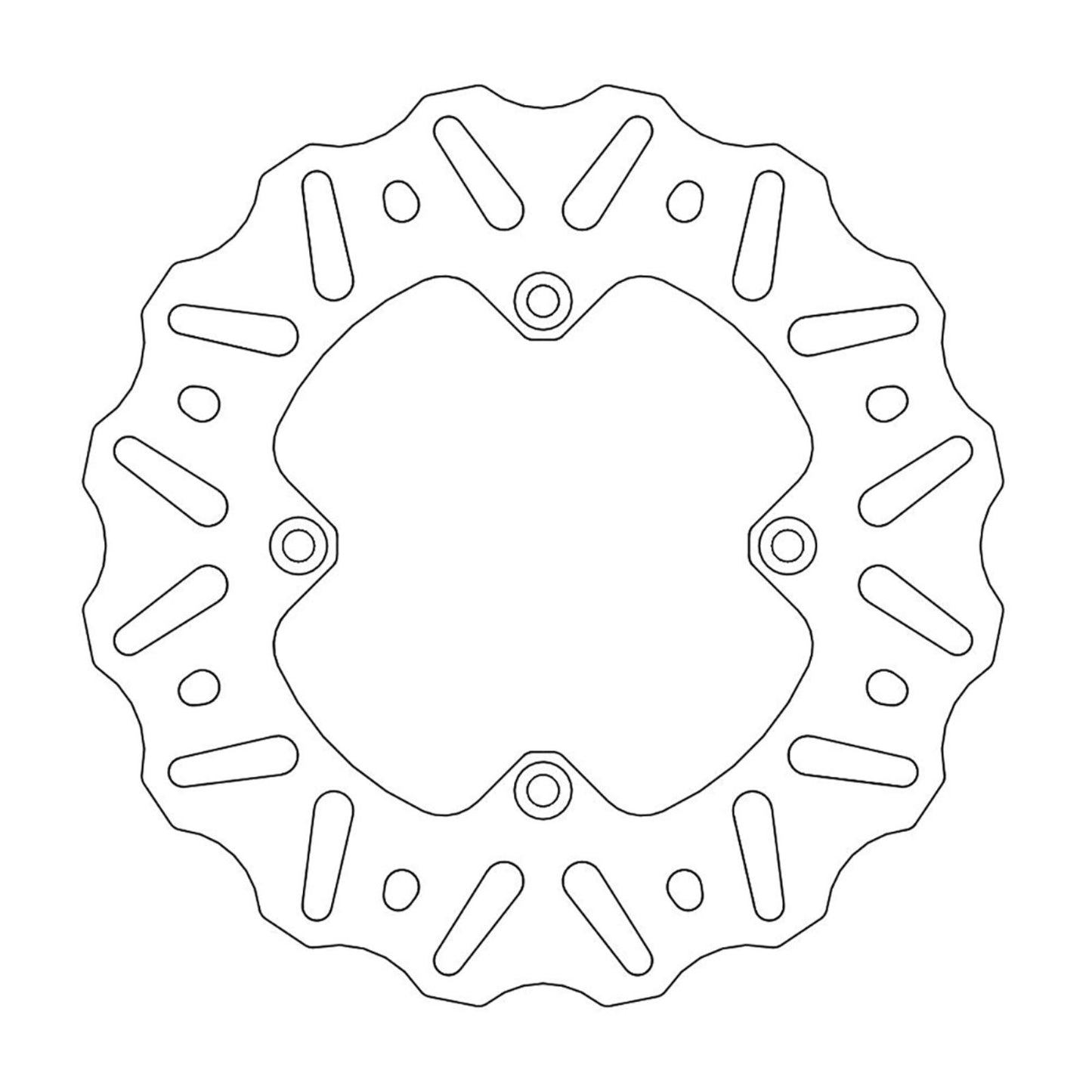 Moto-Master Brake Rotor - Rear - Nitro [MPN: 110366-PU]_1146617