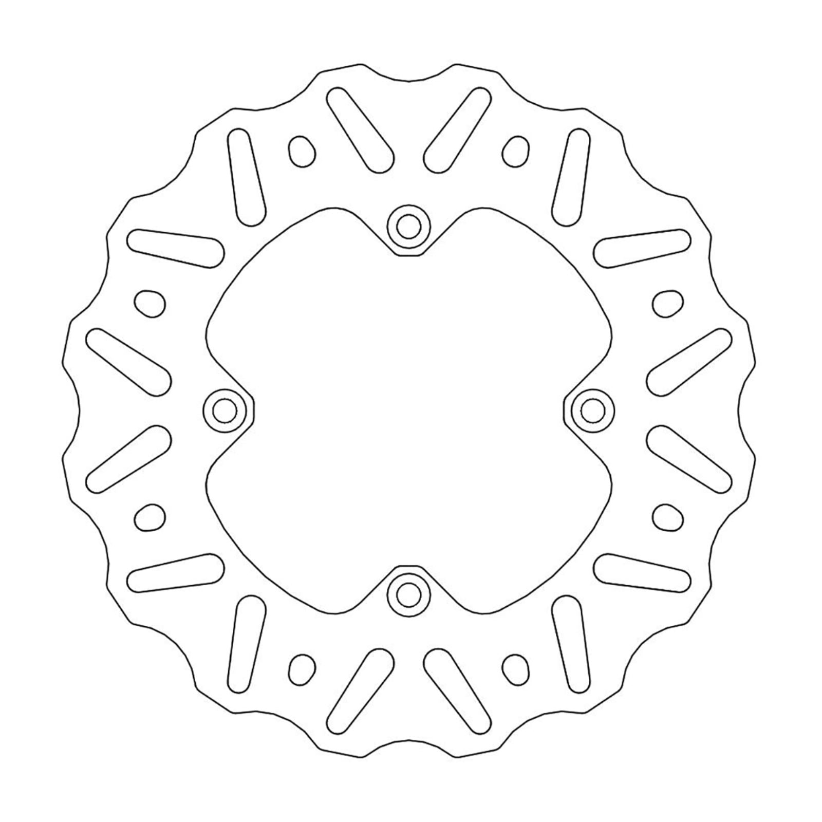 Moto-Master Brake Rotor - Rear - Nitro [MPN: 110366-PU]_1146617
