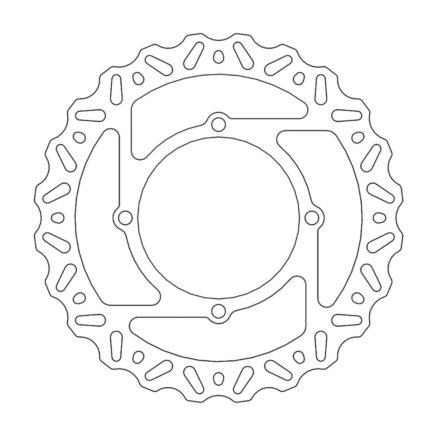 Moto-Master Brake Rotor - Front - Nitro [MPN: 110375-PU]_1146620