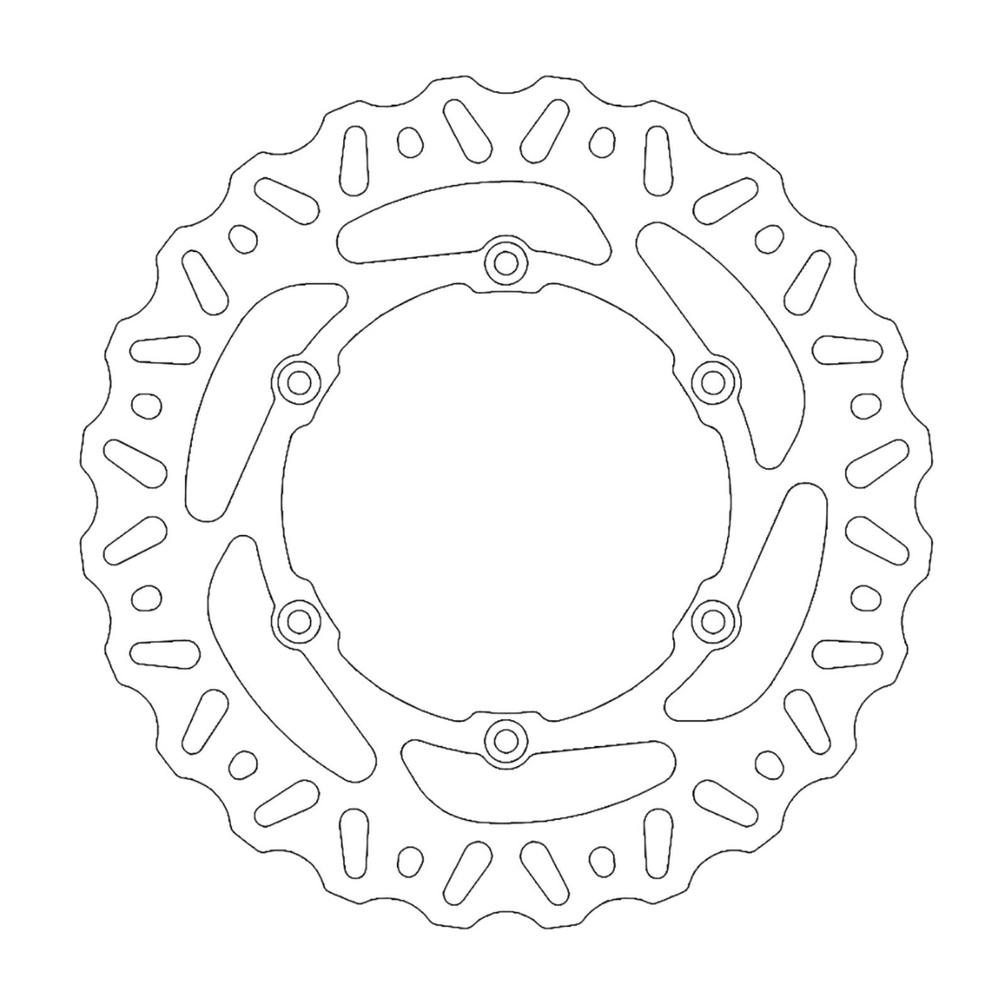 Moto-Master Brake Rotor - Rear - Nitro [MPN: 110376-PU]_1146621
