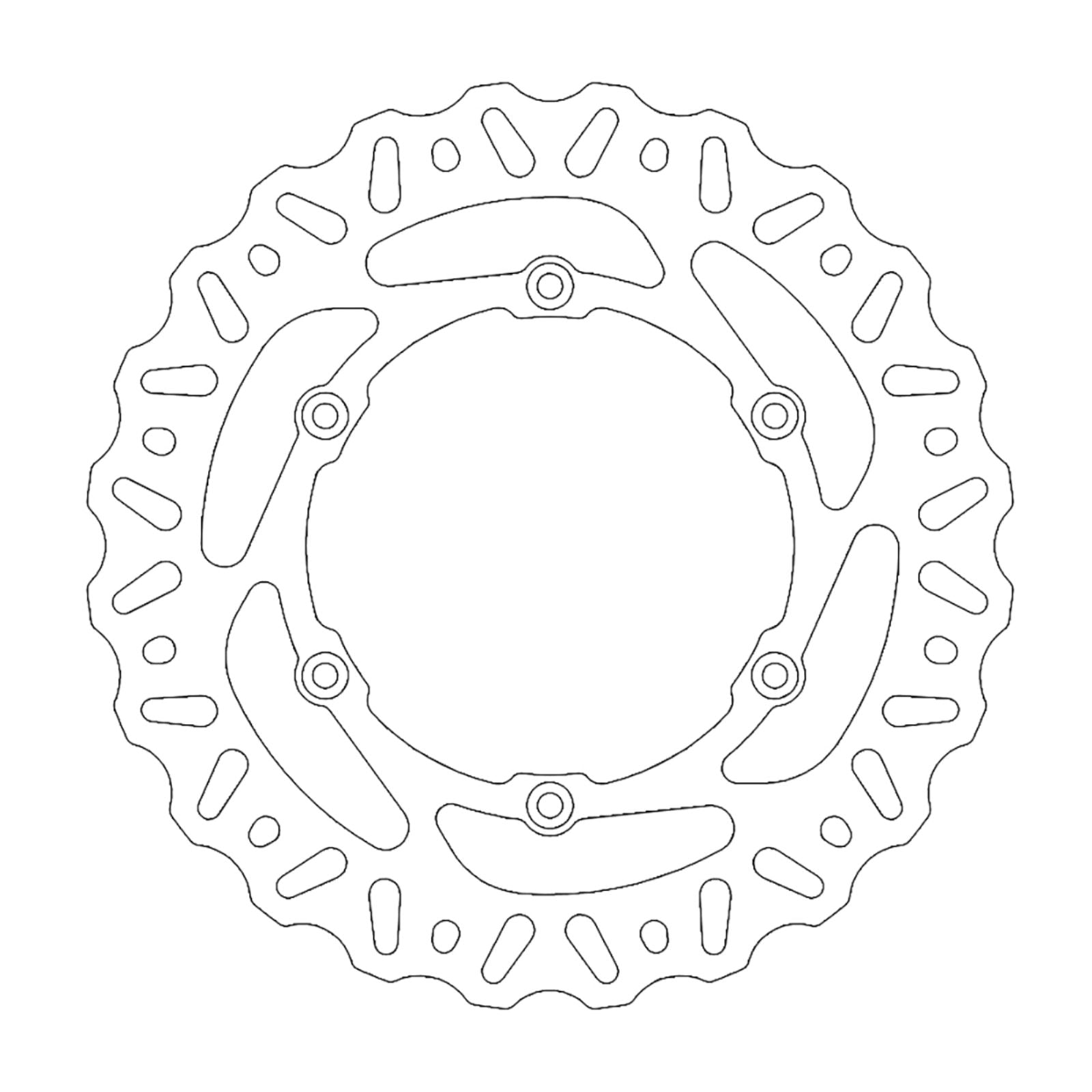 Moto-Master Brake Rotor - Rear - Nitro [MPN: 110376-PU]_1146621