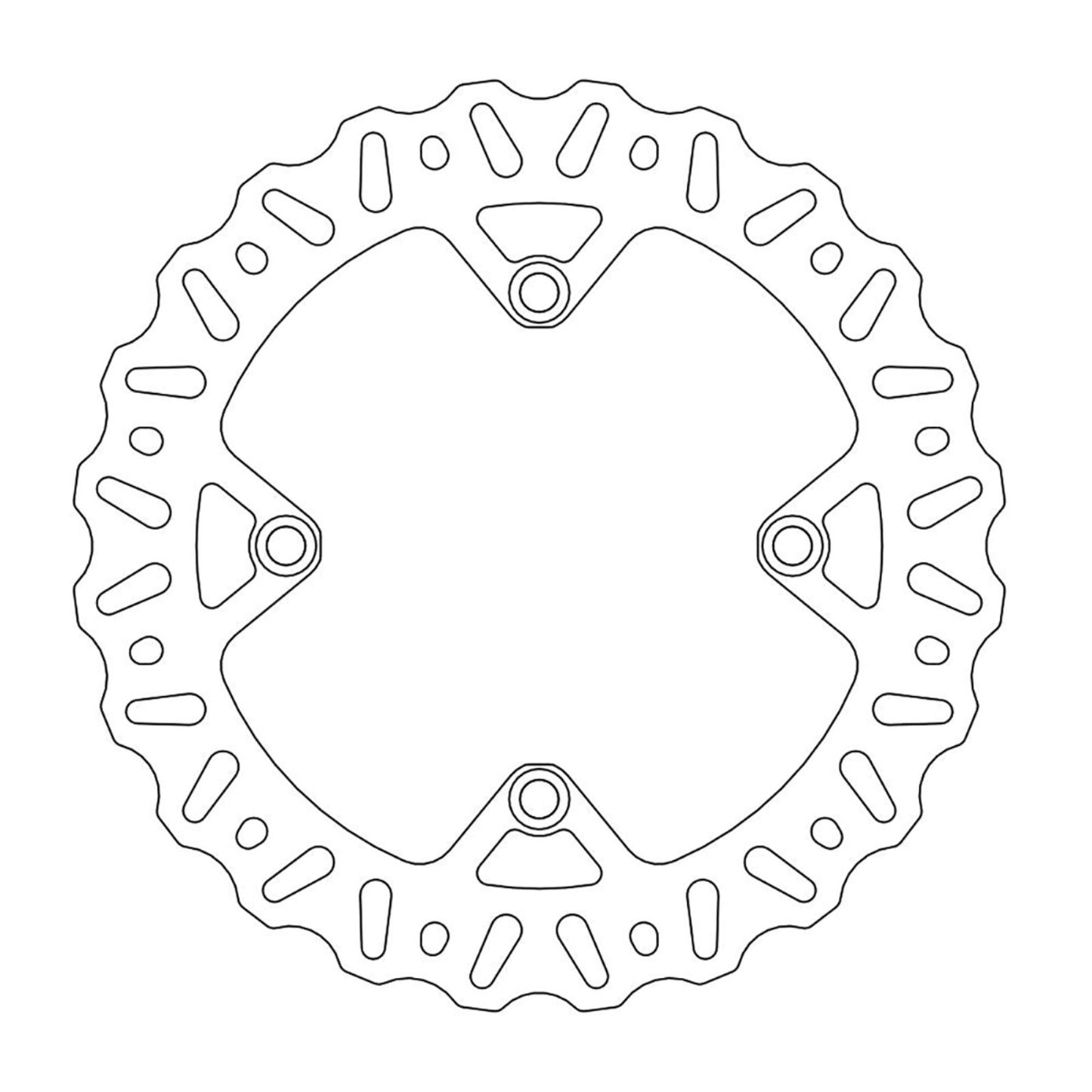 Moto-Master Brake Rotor - Rear - Nitro [MPN: 110405-PU]_1146623