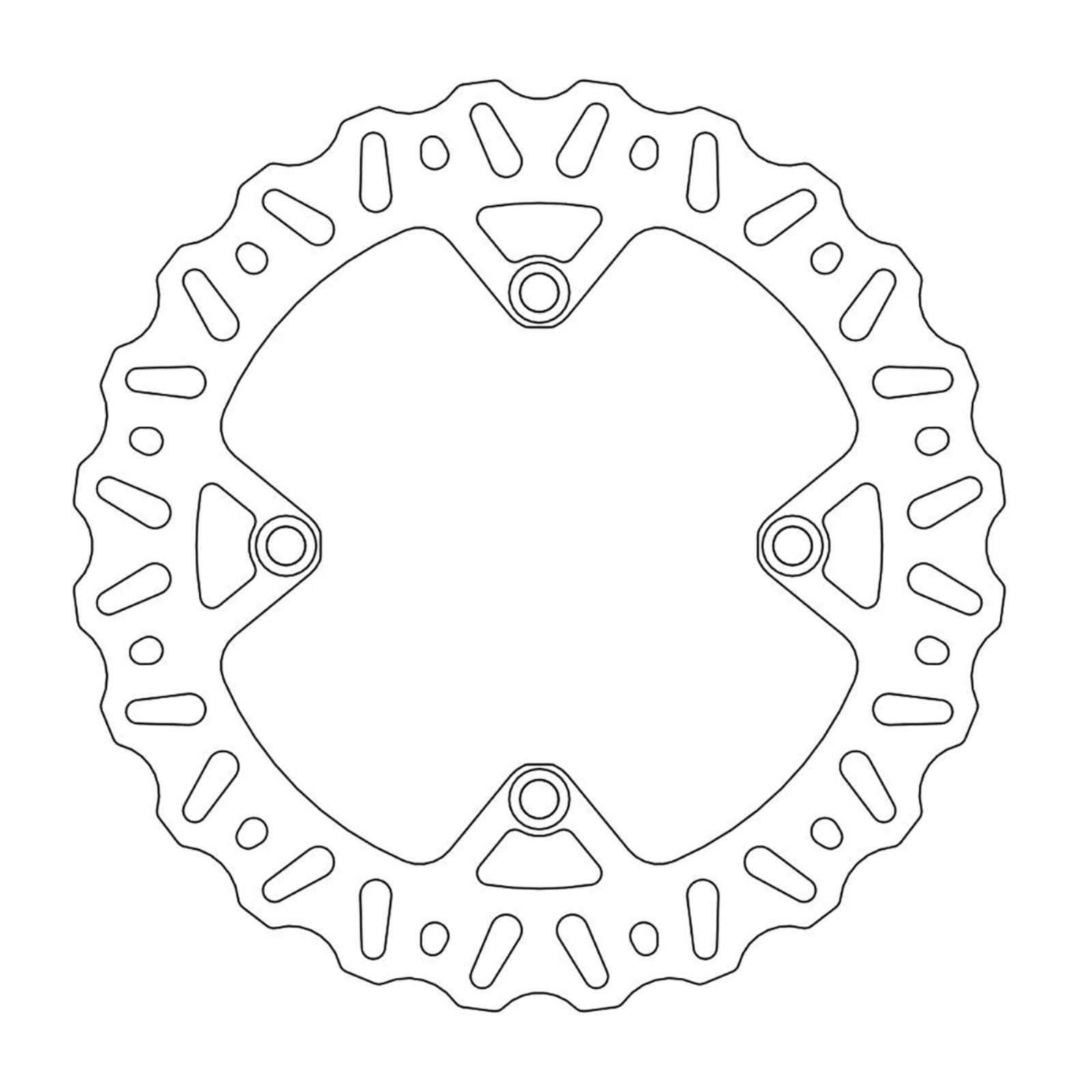 Moto-Master Brake Rotor - Rear - Nitro [MPN: 110405-PU]_1146623