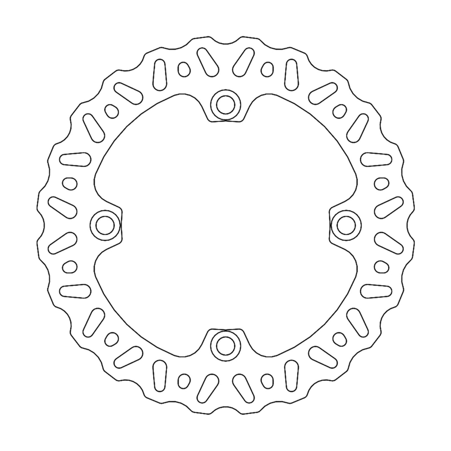 Moto-Master Brake Rotor - Rear - Nitro [MPN: 110715-PU]_1146624