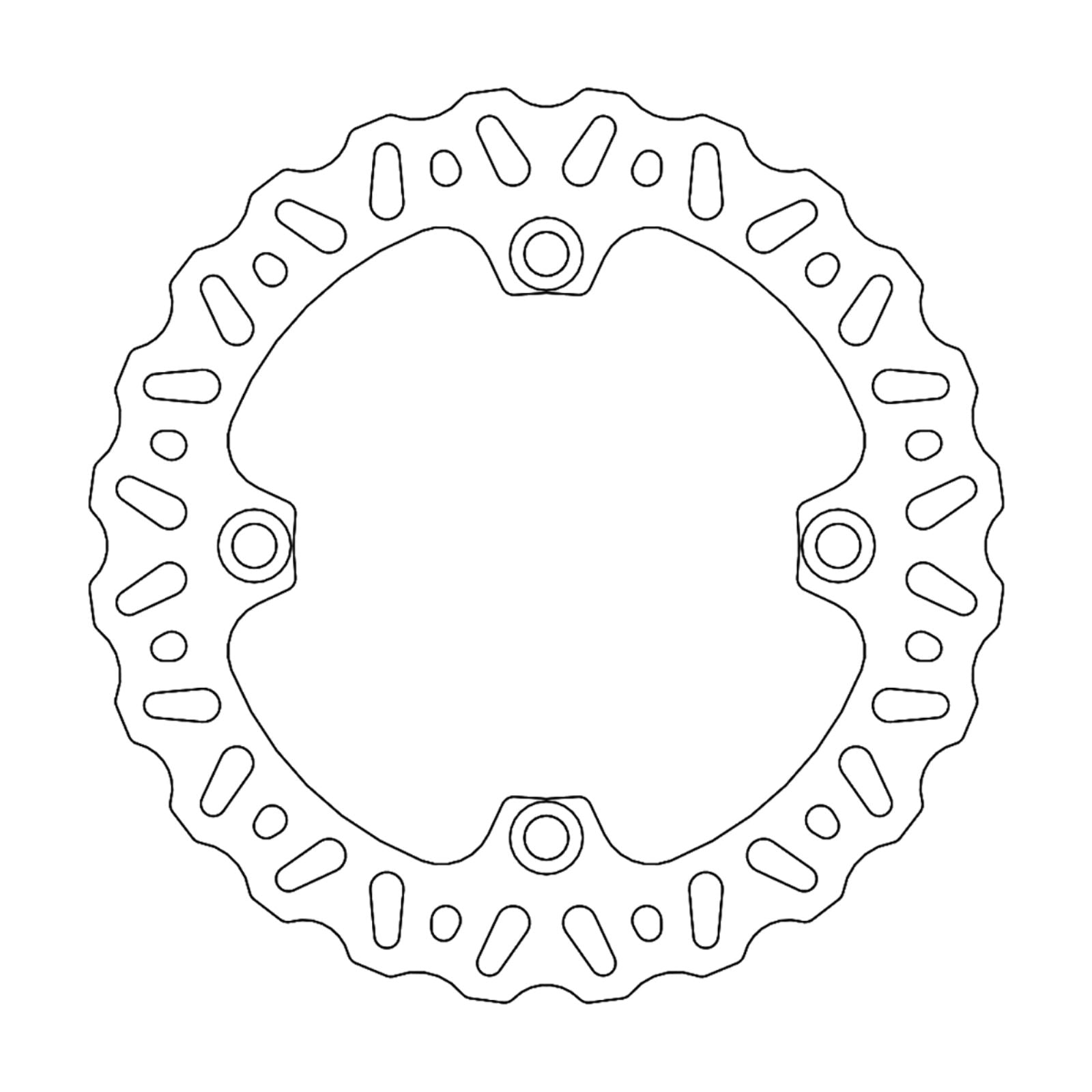 Moto-Master Brake Rotor - Rear - Nitro [MPN: 110715-PU]_1146624