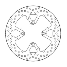 Moto-Master Brake Rotor - Rear - Flame [MPN: 110382-PU]_1146626