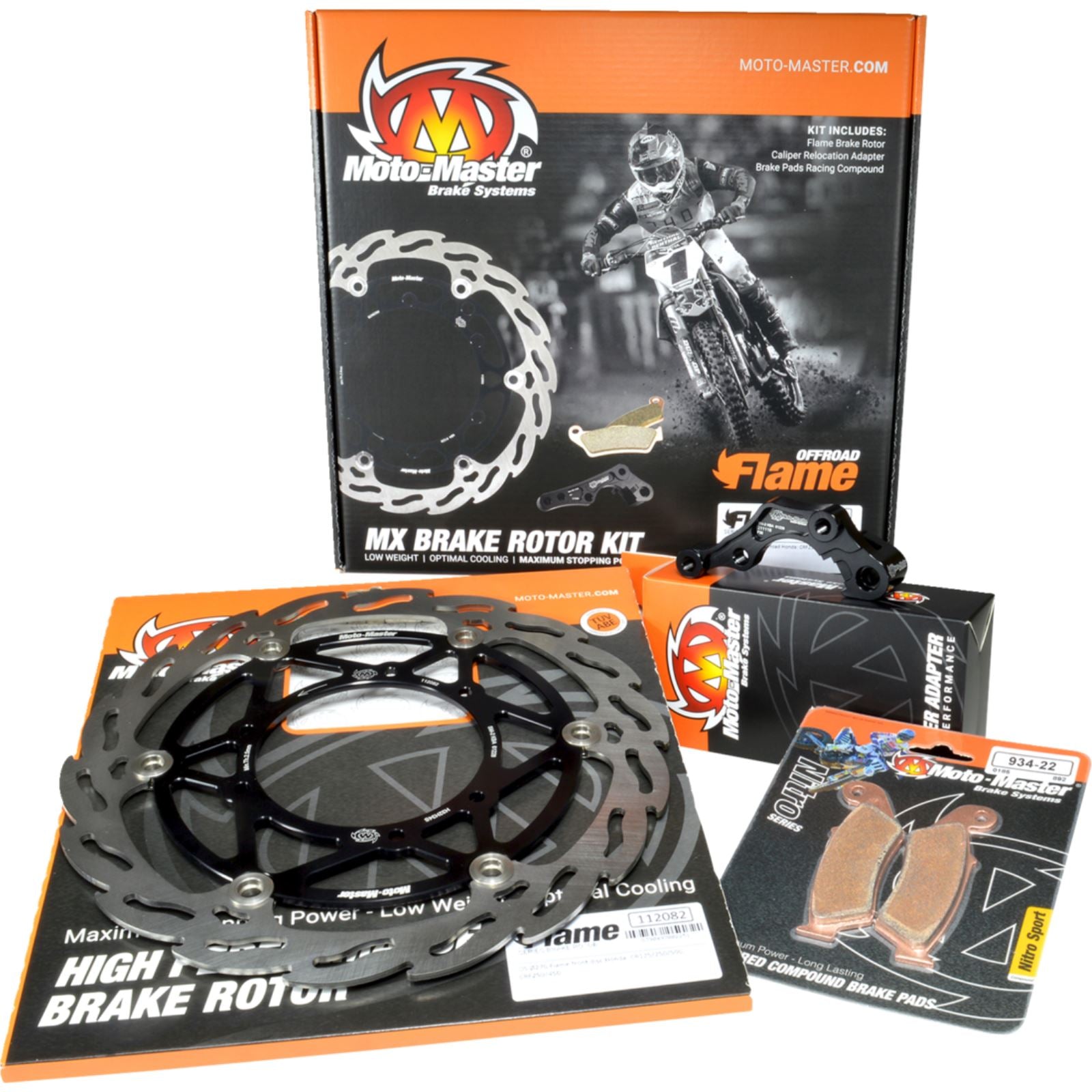 Moto-Master Brake Rotor Kit - Flame Series - 270mm [MPN: 310022-PU]_1156801