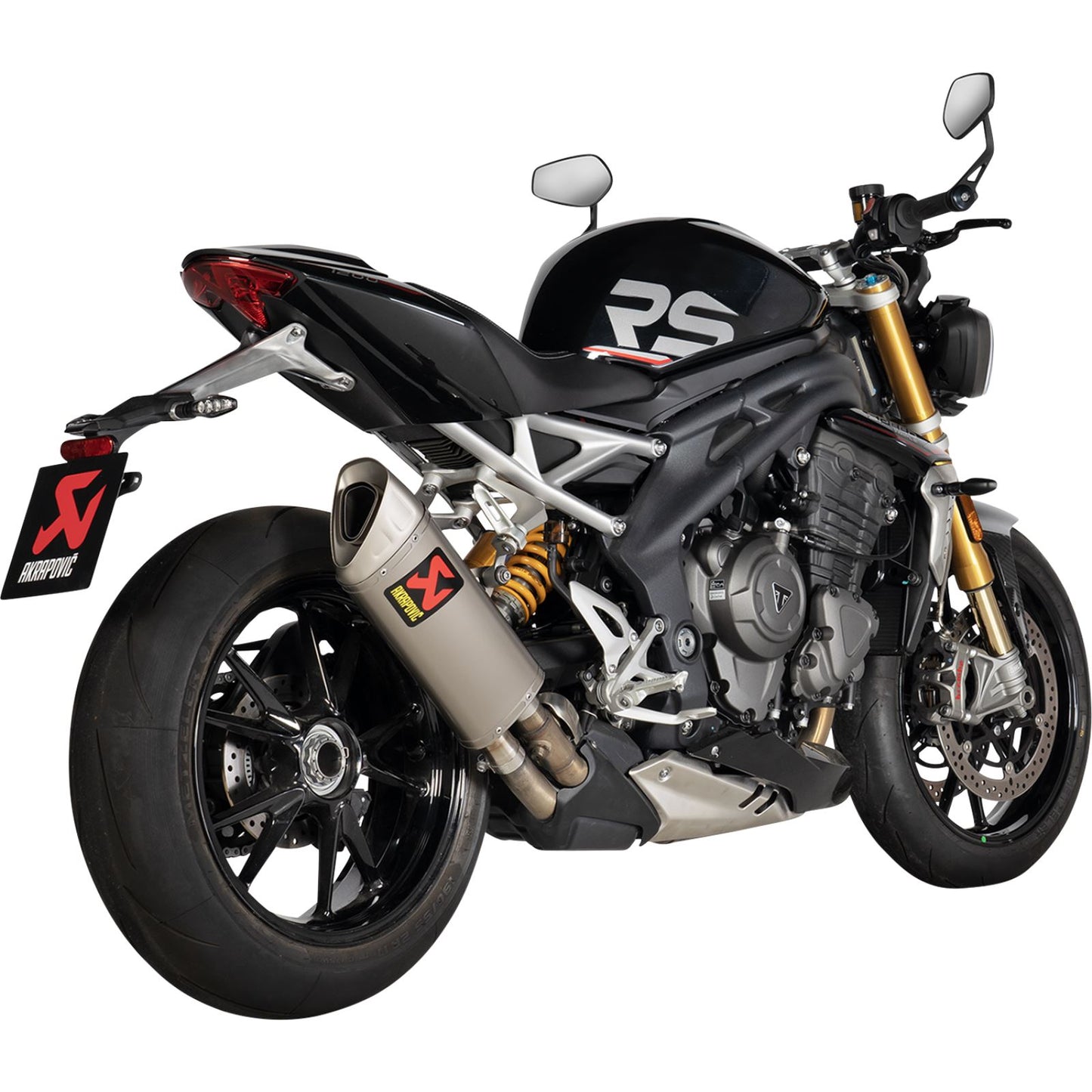 Akrapovic Slip-On Line Muffler - Titanium for Triumph [MPN: S-T12SO5-HAPXLT]_1142235
