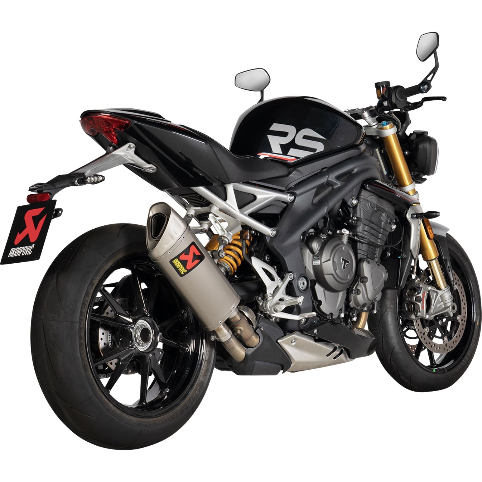 Akrapovic Slip-On Line Muffler - Titanium for Triumph [MPN: S-T12SO5-HAPXLT]_1142235